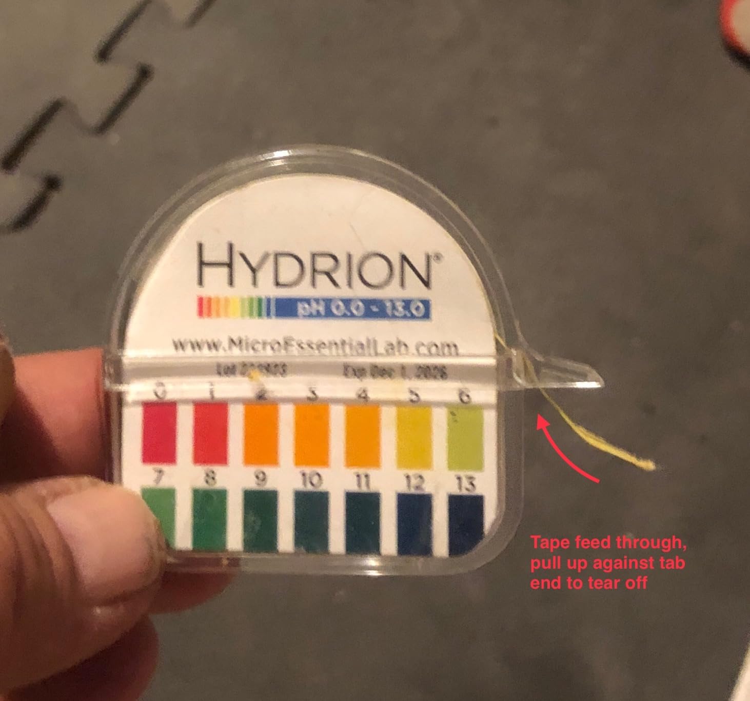 Hydrion Ph Paper (93) with Dispenser and Color Chart - Full Range Insta Chek ph- 0-13 customer photo 1