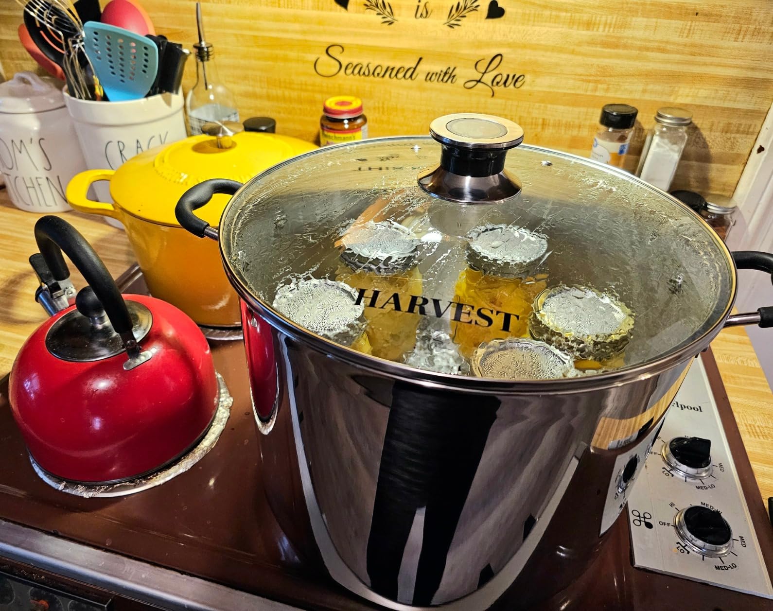 Harvest Stainless Steel 20 Qt Canning Pot with Rack | Water Bath or Steam Canning | Works on All Stovetops Including Induction customer photo 1