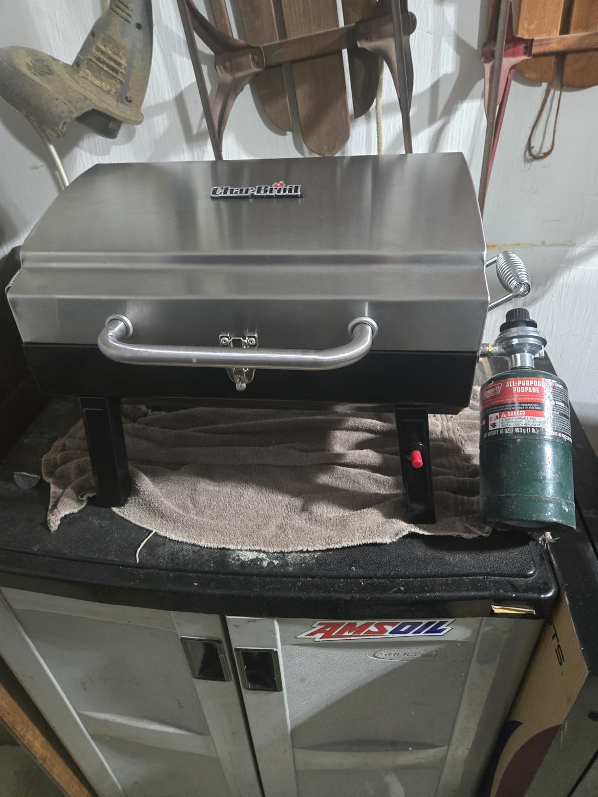Charbroil 1-Burner Portable Gas Grill, Stainless Steel - 465640214 customer photo 1