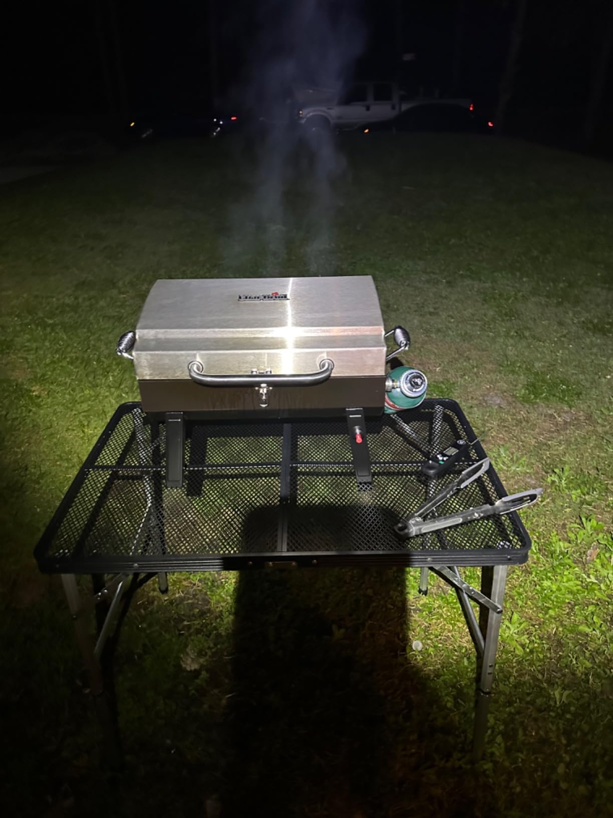 Charbroil 1-Burner Portable Gas Grill, Stainless Steel - 465640214 customer photo 2