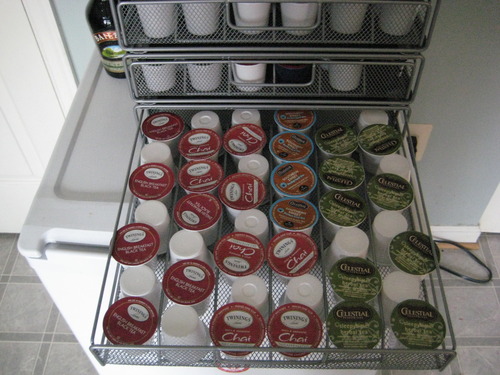 DecoBrothers K-Cup Holder Drawer for 36 Coffee Pods Storage, Black customer photo 2
