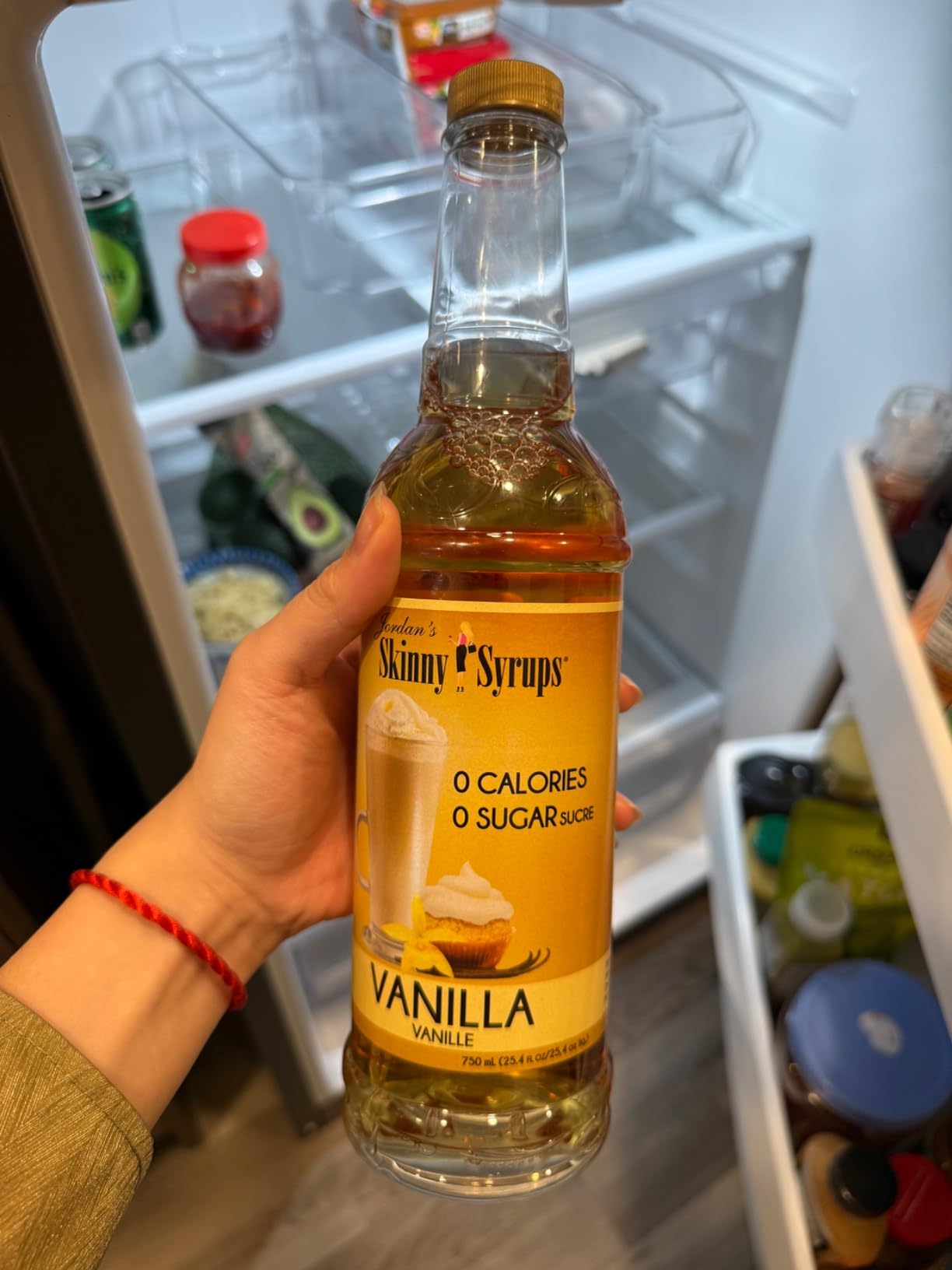 Jordan's Skinny Mixes Sugar Free Coffee Syrup, Vanilla Coffee Flavoring Syrup, Zero Calorie Drink Mix, Lattes, Baking, Protein Shake or Cocktail, Dairy & Gluten Free, Kosher, 25.4 Fl Oz customer photo 1