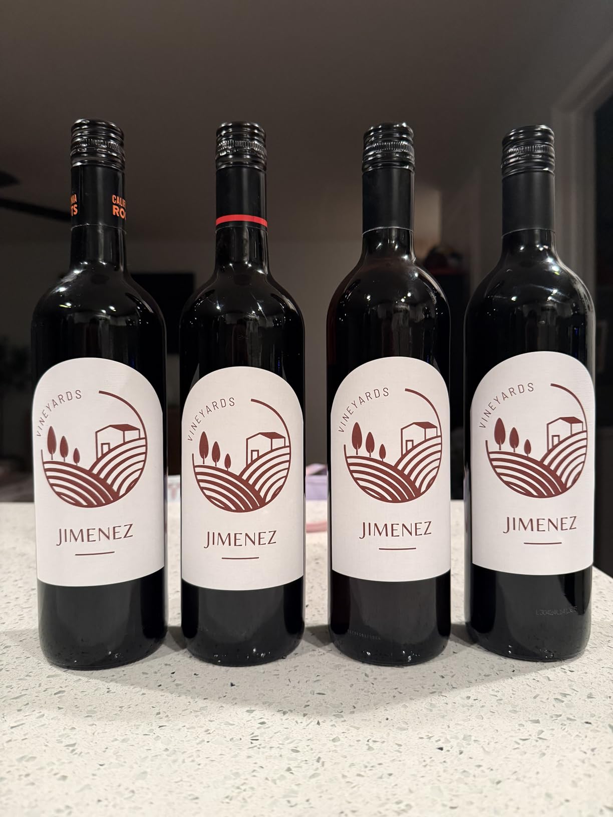 Avery Arched Wine Labels with Sure Feed for Laser Printers, 4.75