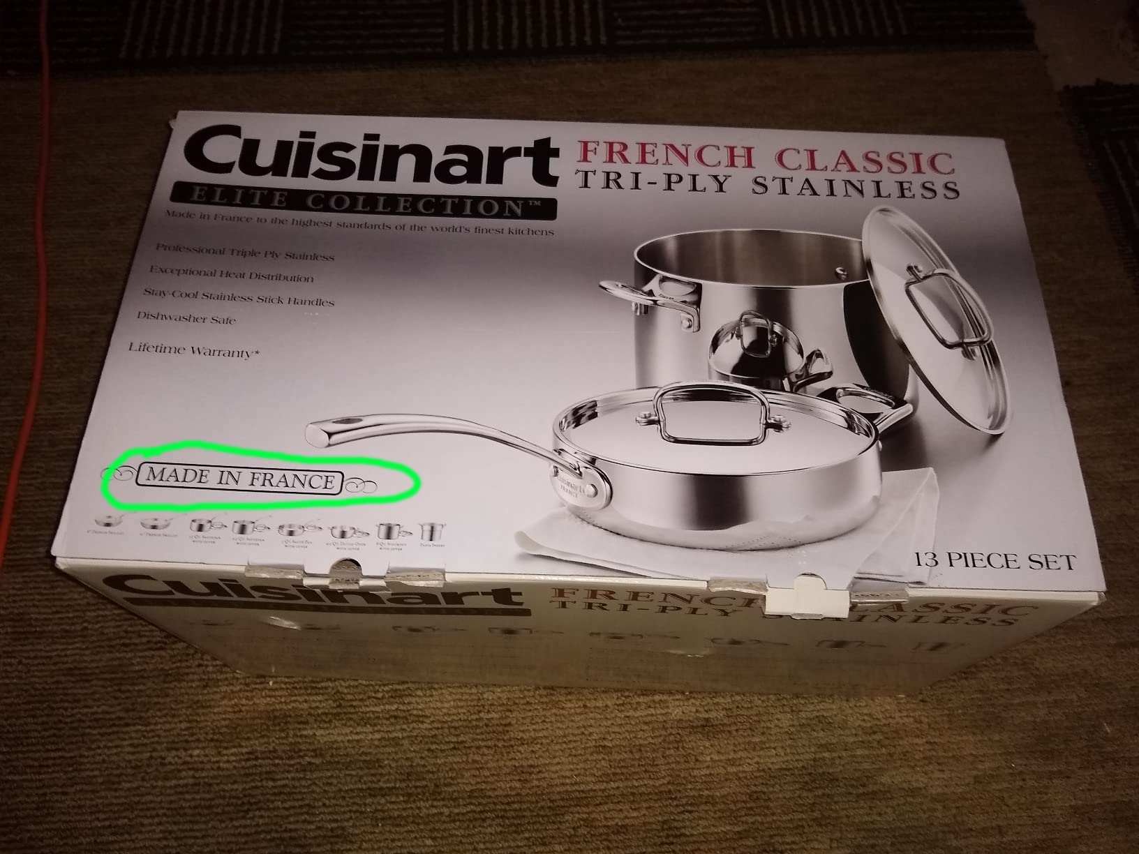 Cuisinart French Classic Tri-Ply Stainless 3-Piece Saucepan and Double Boiler Set customer photo 1