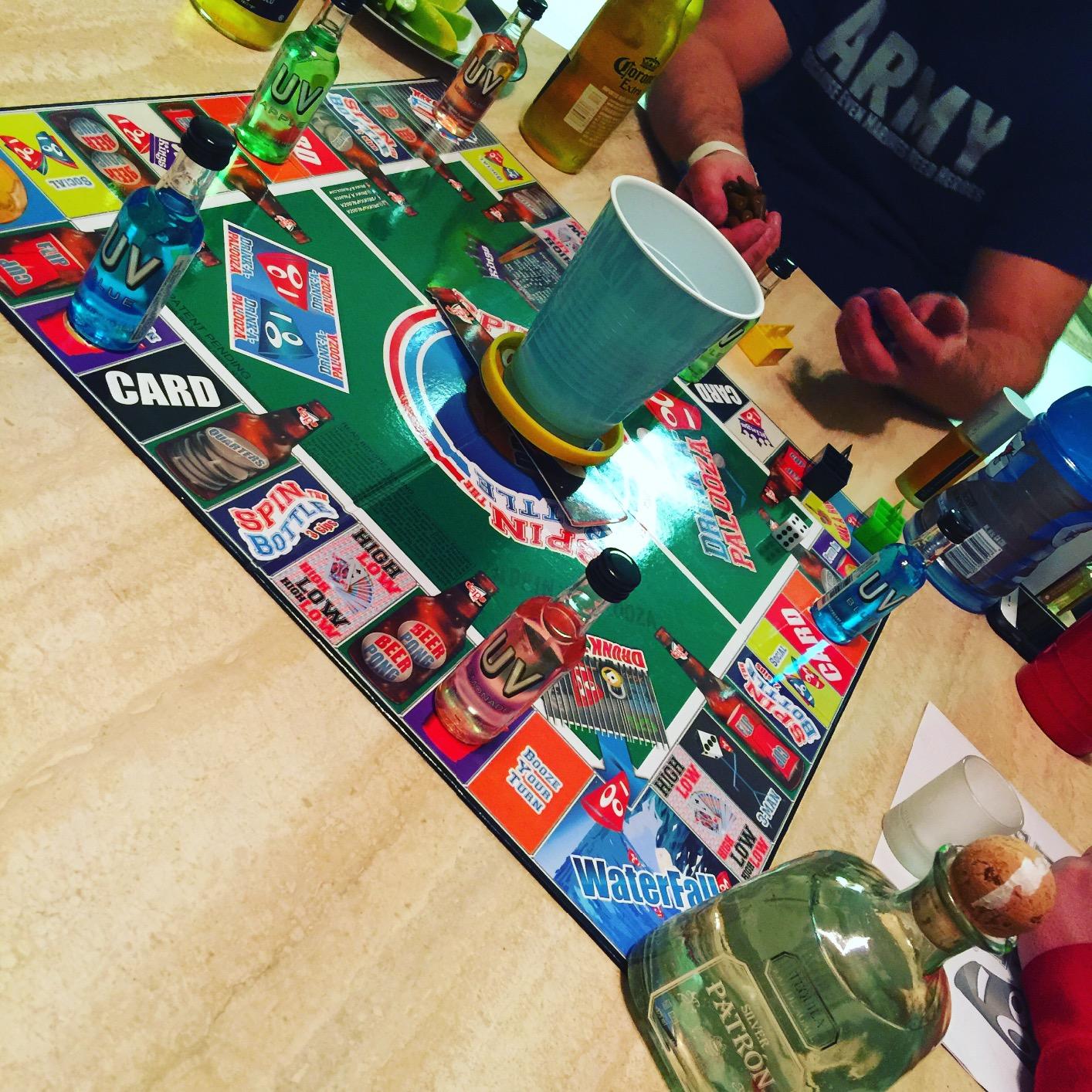 DRINK-A-PALOOZA: The Monopoly of Drinking Game | The Party Board Game that Combines Beer Pong, Flip Cup, Kings Cup, Drinking Card Games & More Fun Challenges customer photo 1