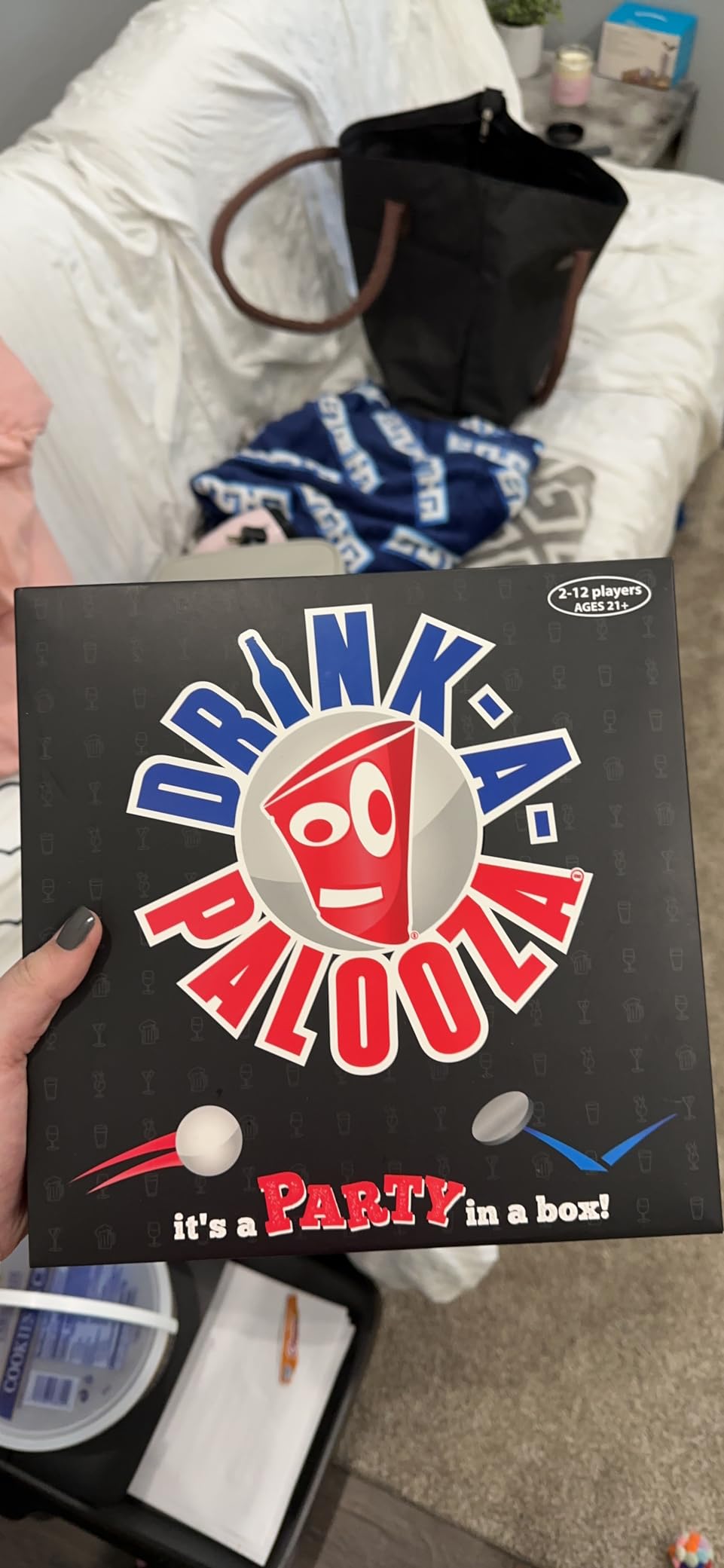 DRINK-A-PALOOZA: The Monopoly of Drinking Game | The Party Board Game that Combines Beer Pong, Flip Cup, Kings Cup, Drinking Card Games & More Fun Challenges customer photo 2