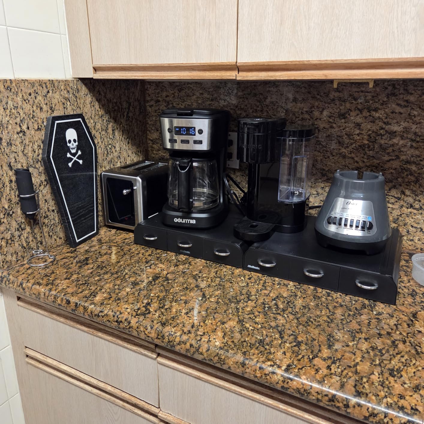 Mind Reader Single Serve Coffee Pod Organizer with 3 Drawers, 36 Pod Capacity, 13.5L x 12.25W x 2.5H, Black customer photo 2