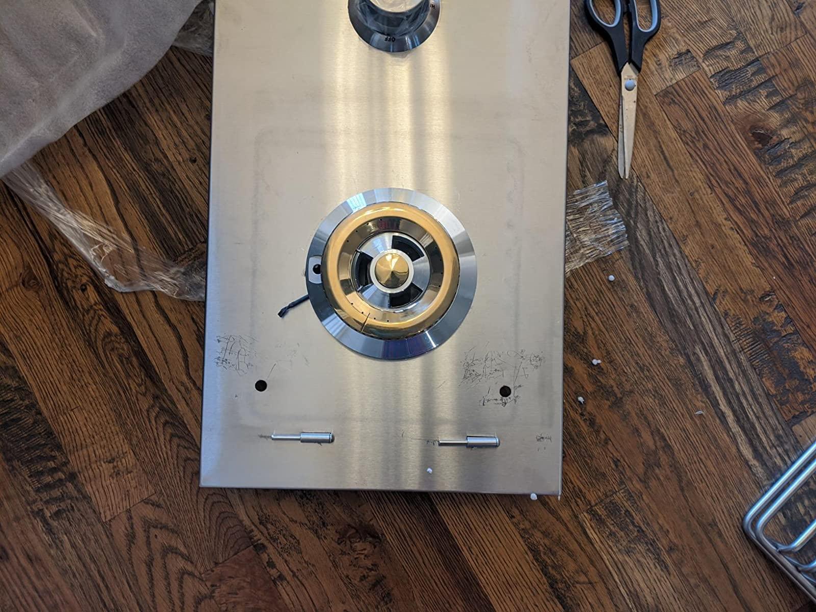 Blaze Grills BLZ-SB1-LP 12,000 BTU Drop In Stainless Steel Conventional Propane Gas Single Side Burner Cooking Accessory with Closing Shield Cover customer photo 1