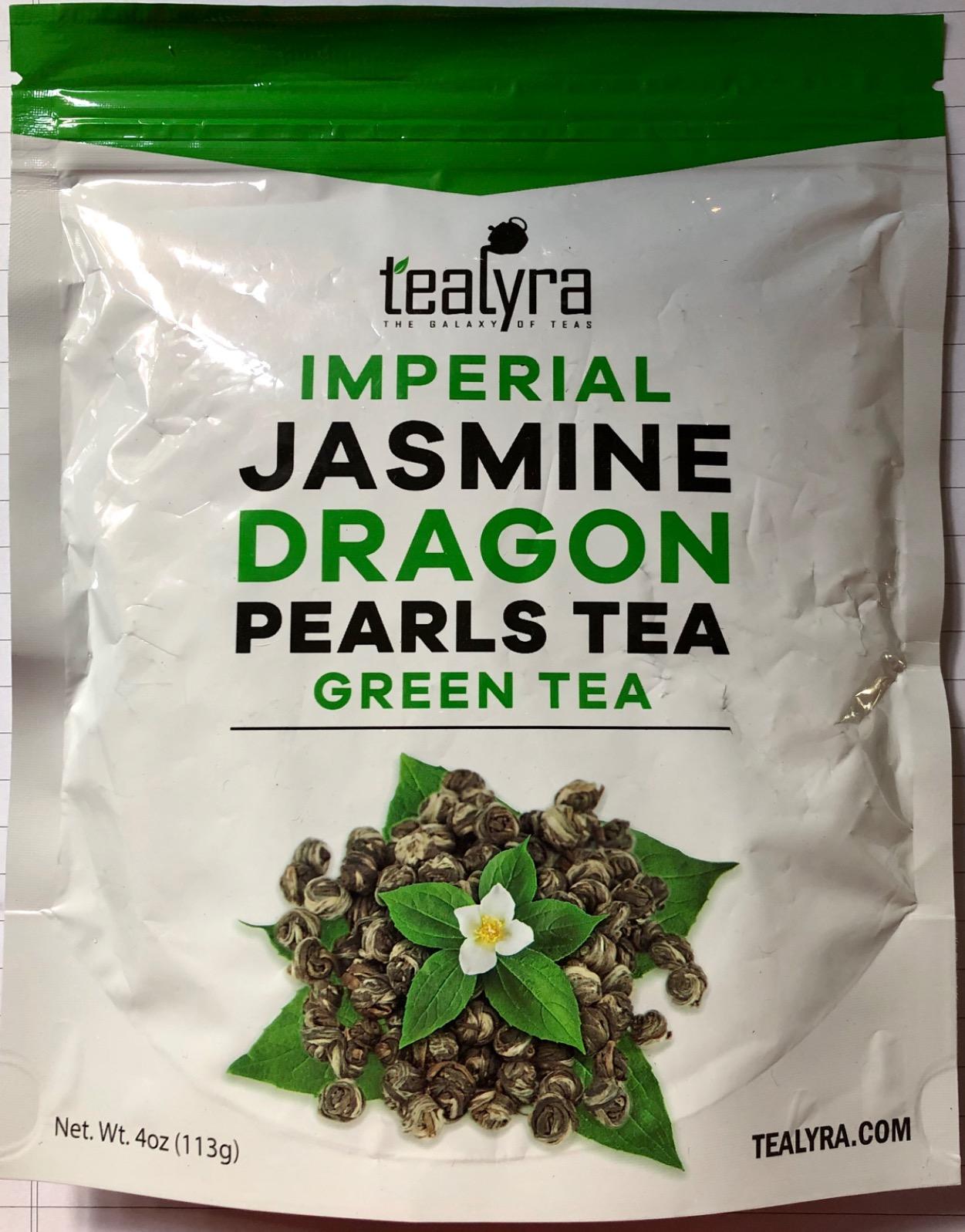 Tealyra - Imperial Jasmine Dragon Pearls - Loose Leaf Green Tea - 113g (4-ounce) customer photo 1