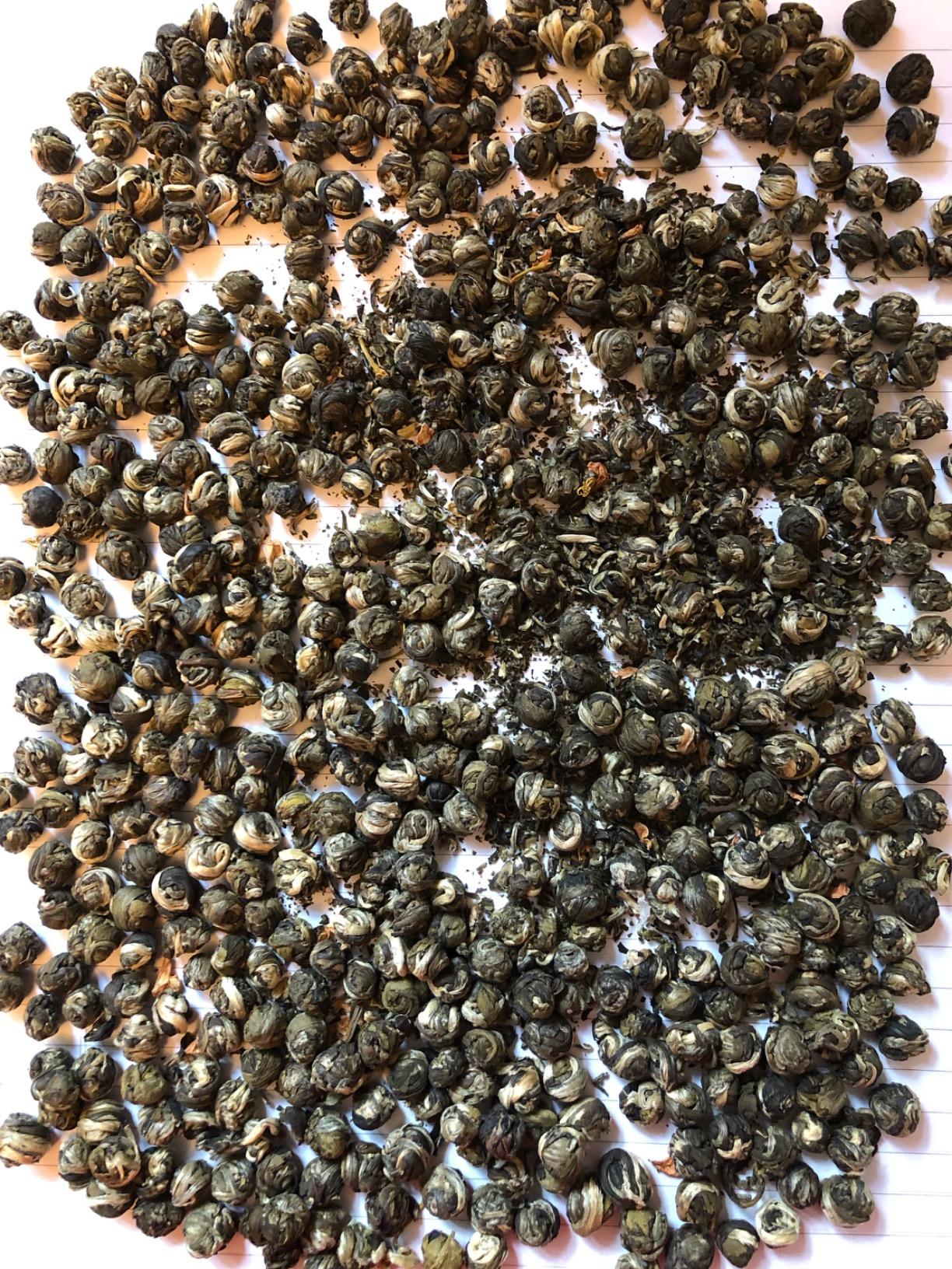 Tealyra - Imperial Jasmine Dragon Pearls - Loose Leaf Green Tea - 113g (4-ounce) customer photo 2