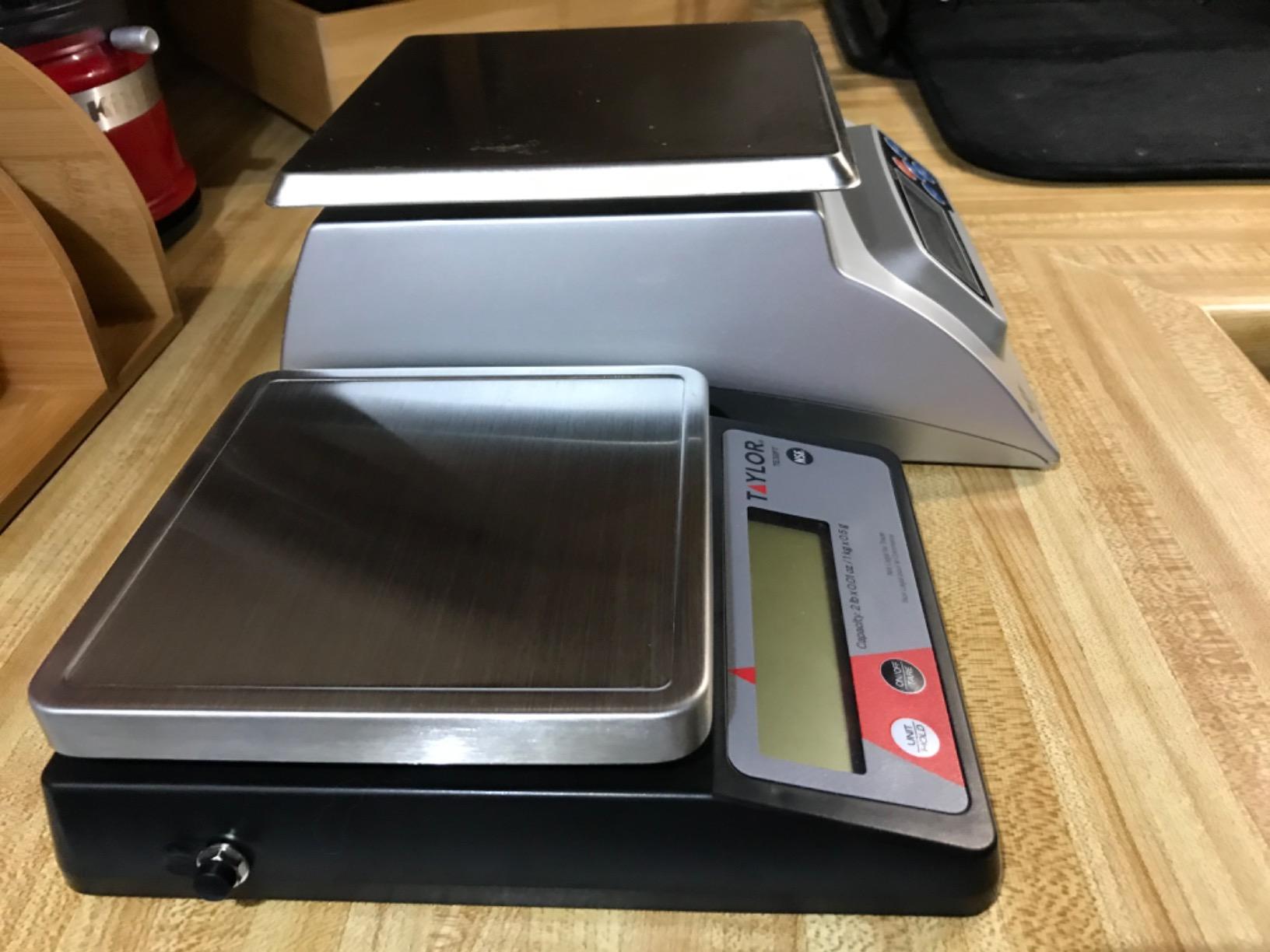 Taylor Compact Digital Portion Control Scale, Food Scale for Precise Weight Measuring and Portion Control, Tare and Hold Function, NSF, 32OZ, Stainless Steel Platform customer photo 2