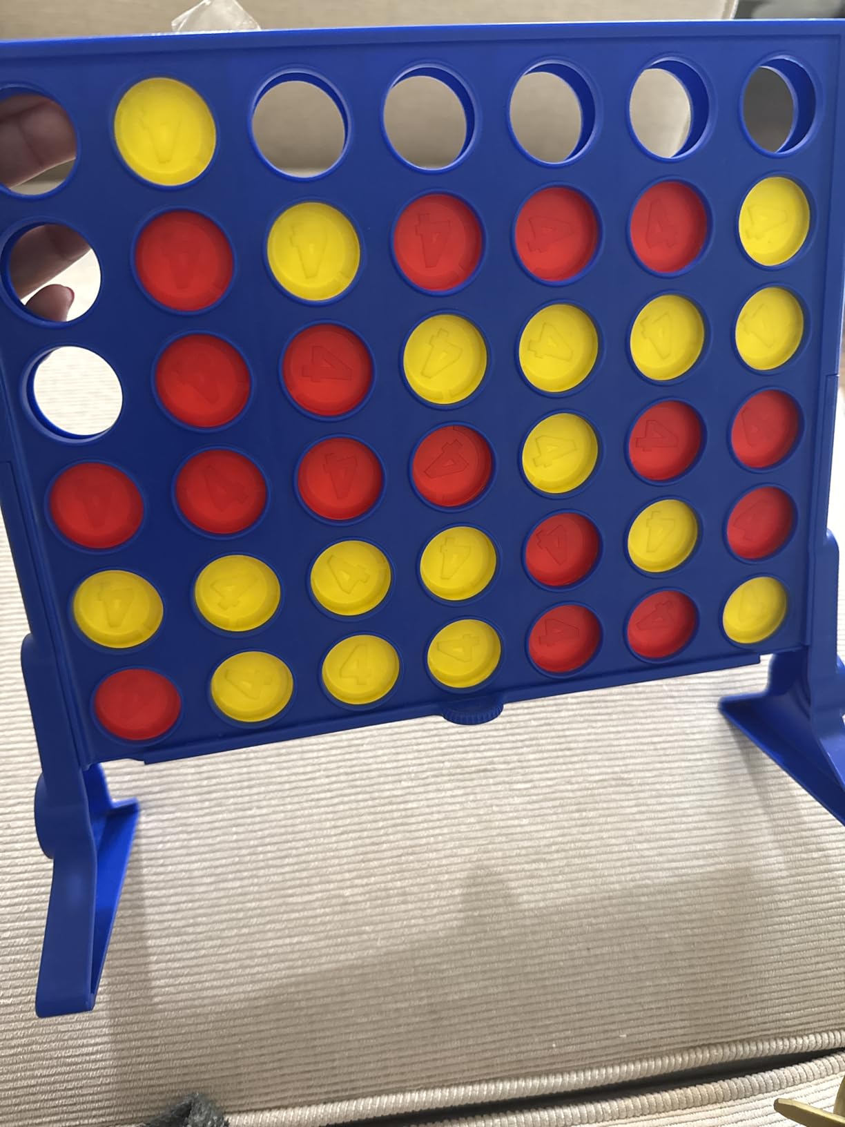 Hasbro Gaming Connect 4 Classic Grid, 4 in a Row Game, Strategy Board Games for Kids, 2 Players for Family and Kids, Easter Gifts for Boys and Girls, Ages 6+ customer photo 2