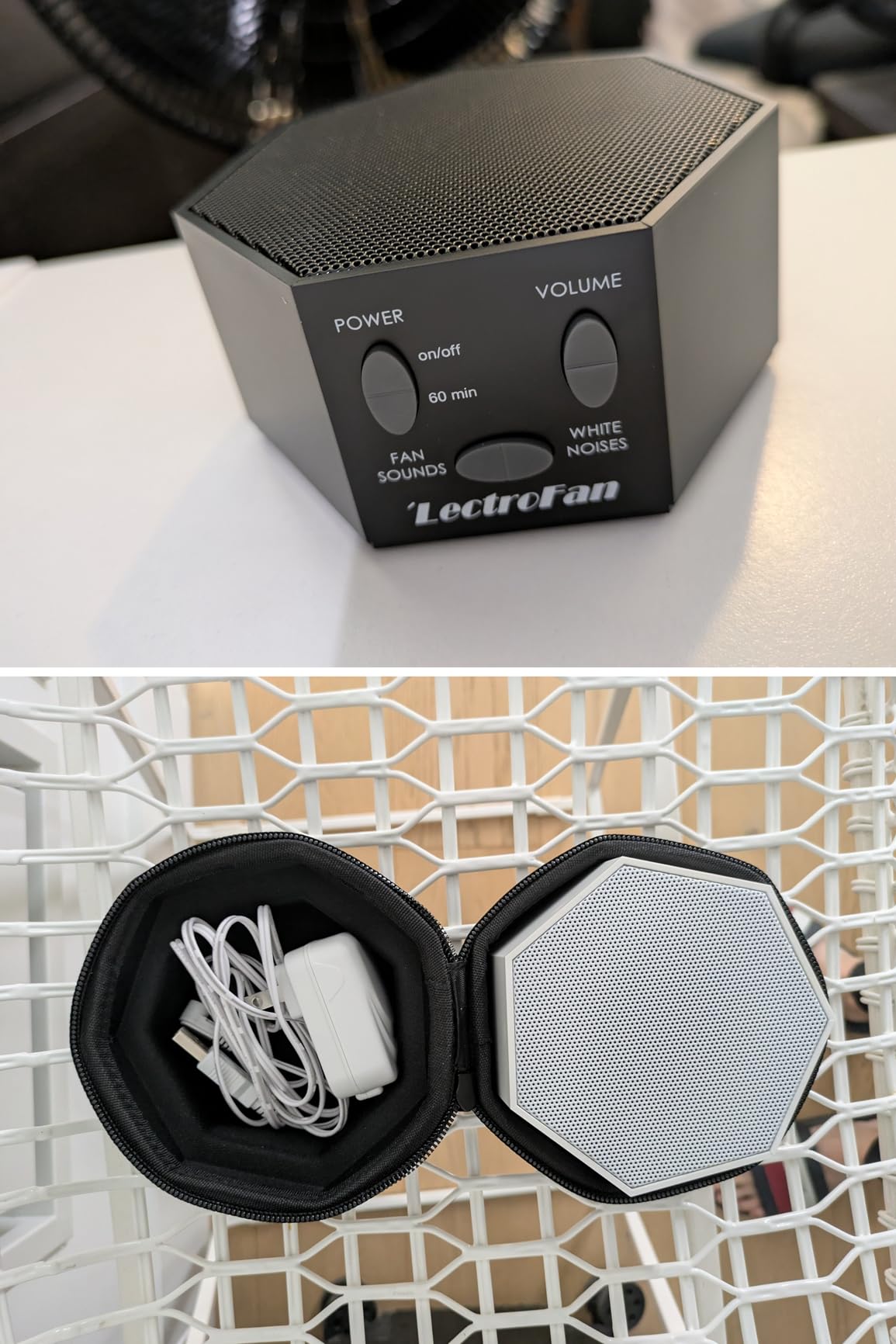 Adaptive Sound Technologies LectroFan Classic - Soothing Sound Machine for Sleep - Built-in Sleep Timer - Compact Design - Non-Looping Sounds - Speech Privacy - White customer photo 1