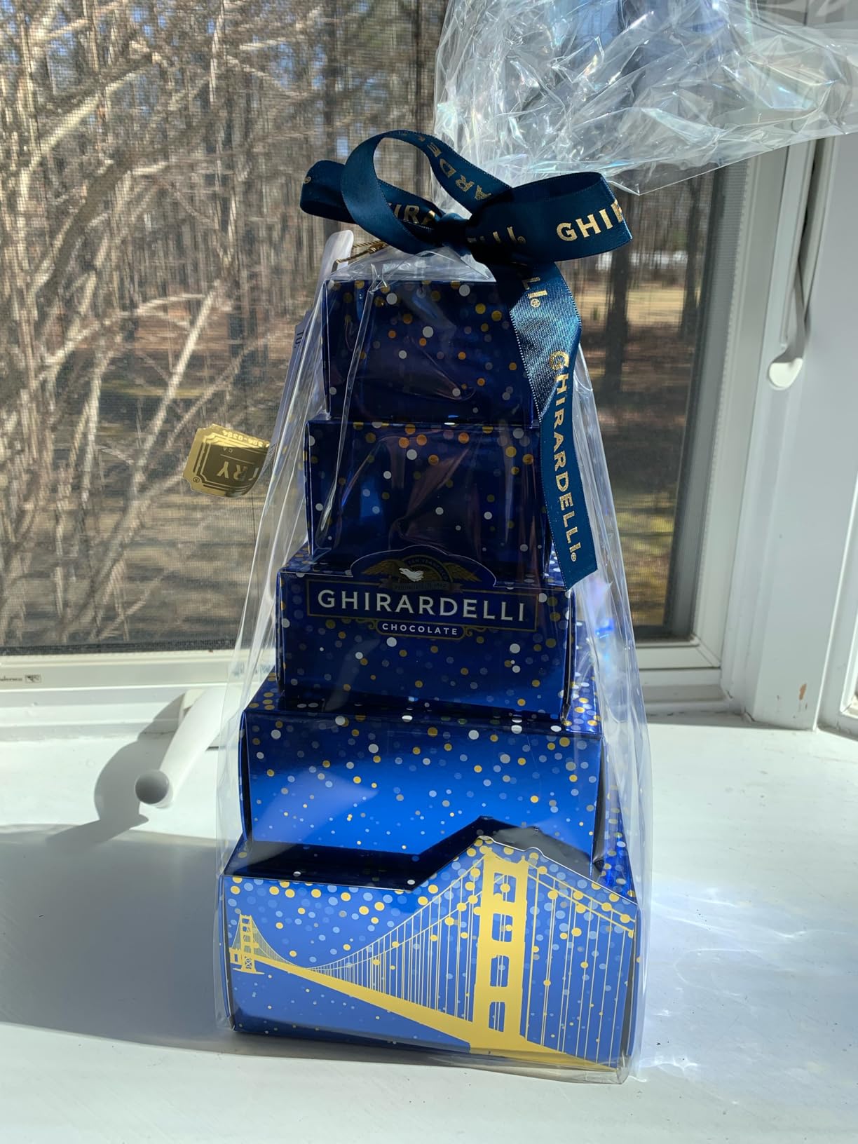 Ghirardelli Chocolate Gift Tower by Wine Country Gift Baskets Gift for Families College Students Appreciation and more customer photo 2