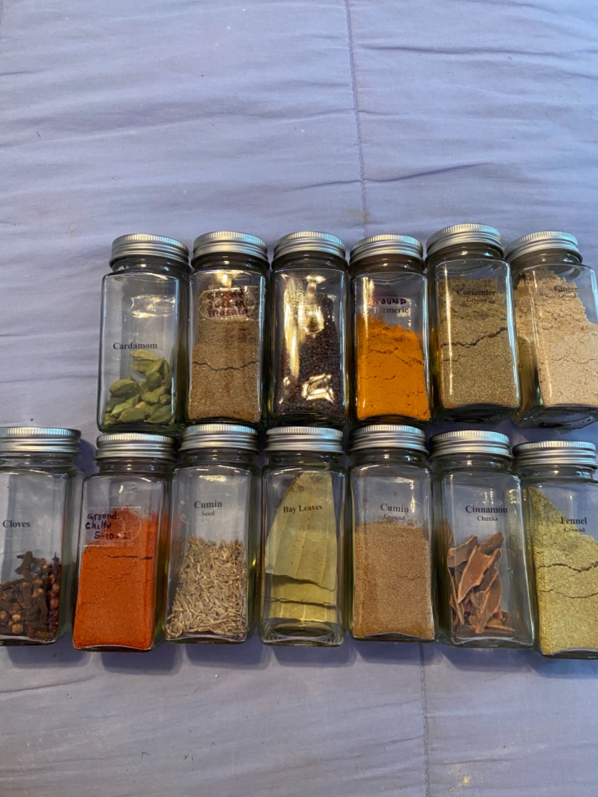 The Three Sisters Organic Indian Spices (13 Pc. Set) Natural, Authentic, and Traditional Flavors for Cookbook Recipes | Turmeric, Cumin, Cardamom, Garam Masala, Coriander customer photo 1