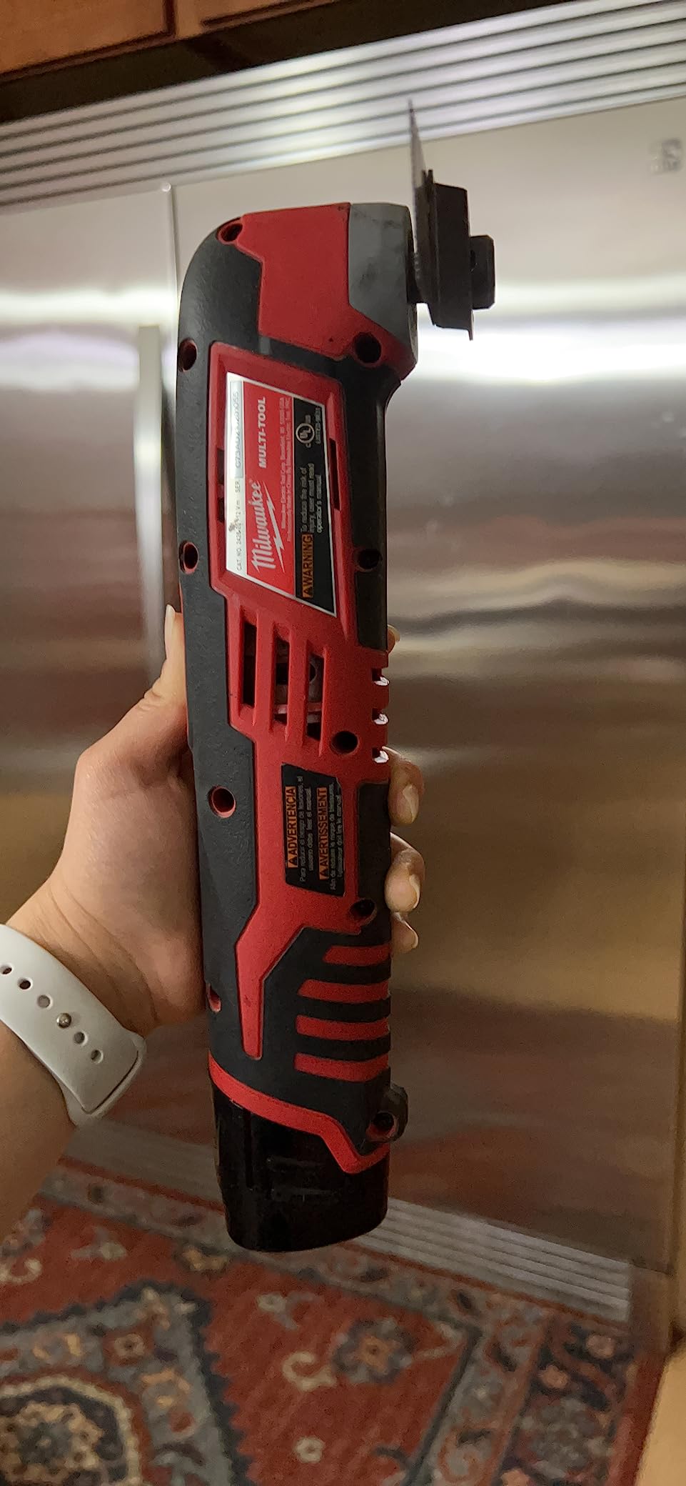 Milwaukee 2626-20 M18 18V Lithium Ion Cordless 18,000 OPM Orbiting Multi Tool with Woodcutting Blades and Sanding Pad (Battery Not Included, Power Tool Only) customer photo 1