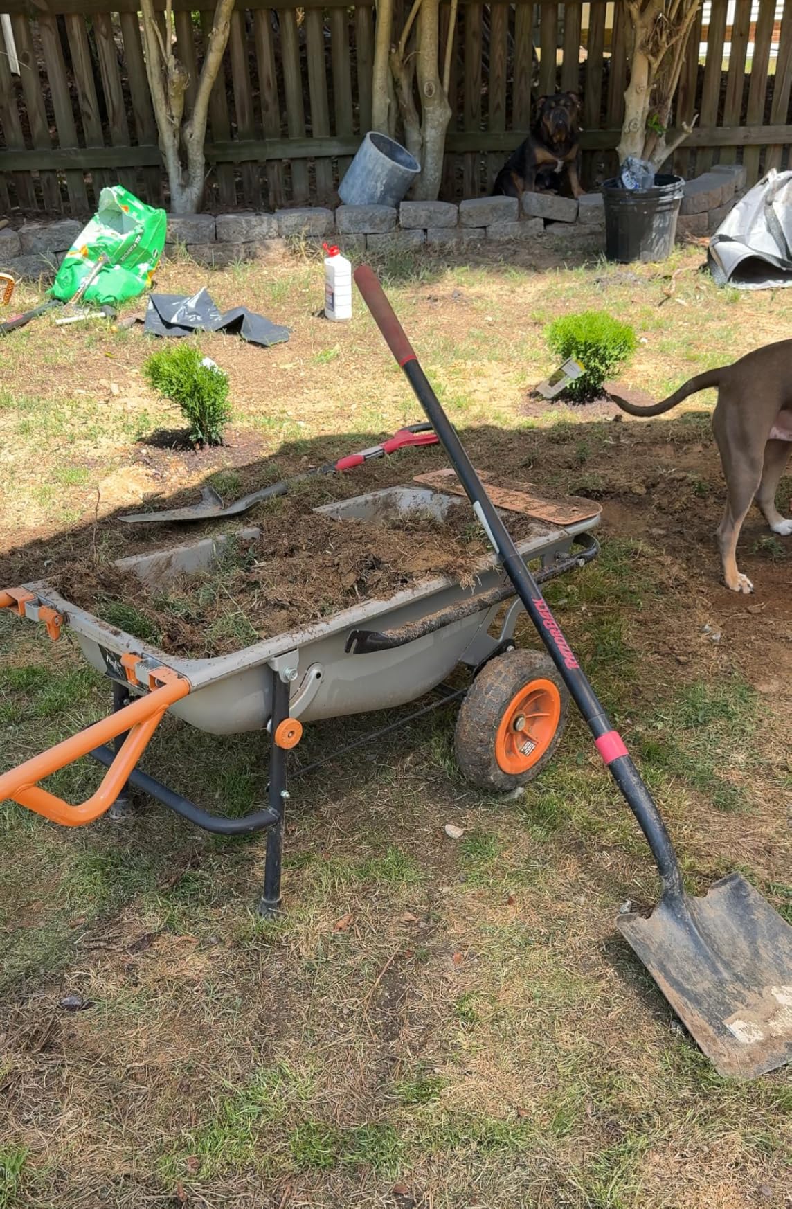 Worx WG050 8-in-1 Aerocart Garden Cart/Wheelbarrow Heavy Duty/Dolly customer photo 2