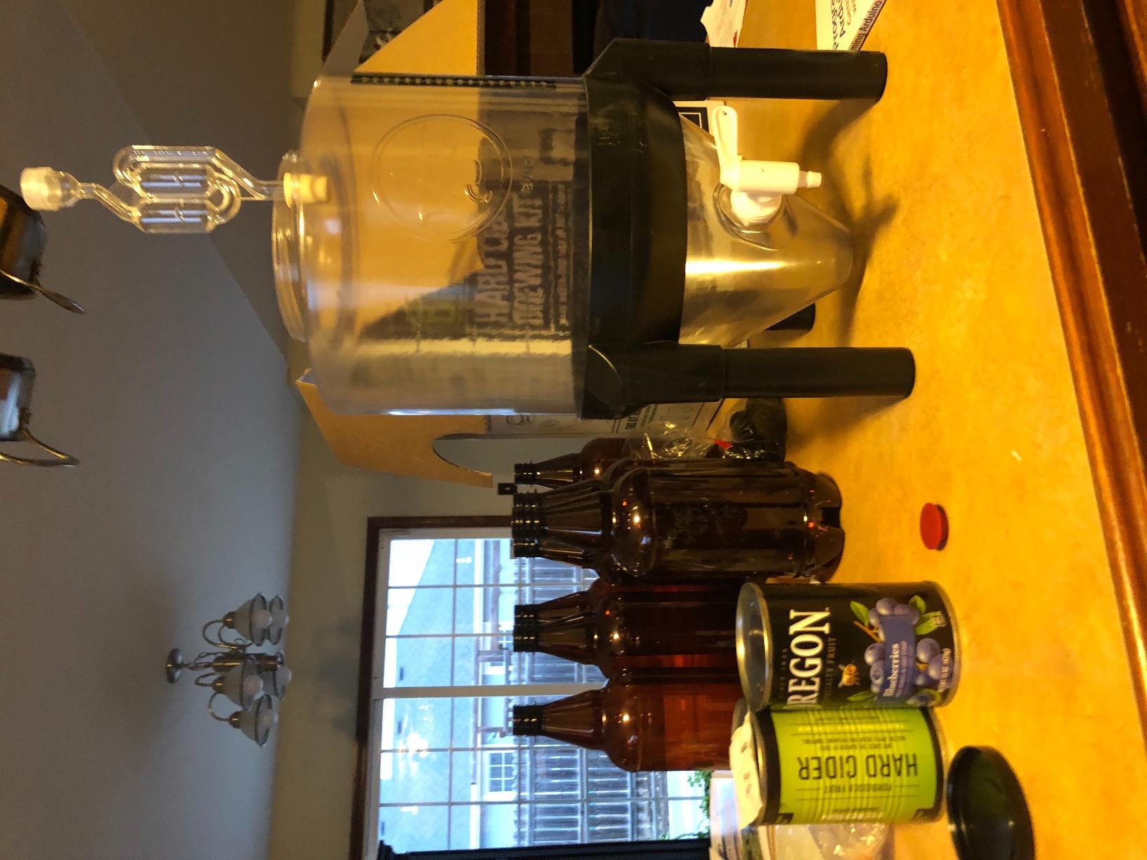 Hard Cider Kit Pro - NO AIRLOCK OR SIPHON REQUIRED - Conical Fermenter Eliminates Sediment and Makes Wicked-Good Home Made Hard Cider - 2 Gal. Hard Cider Recipe Included customer photo 1