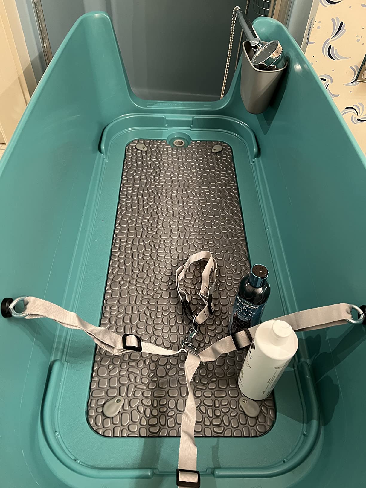 Booster Bath Elevated Pet Bathing X-Large, Blue. Made in The USA customer photo 1