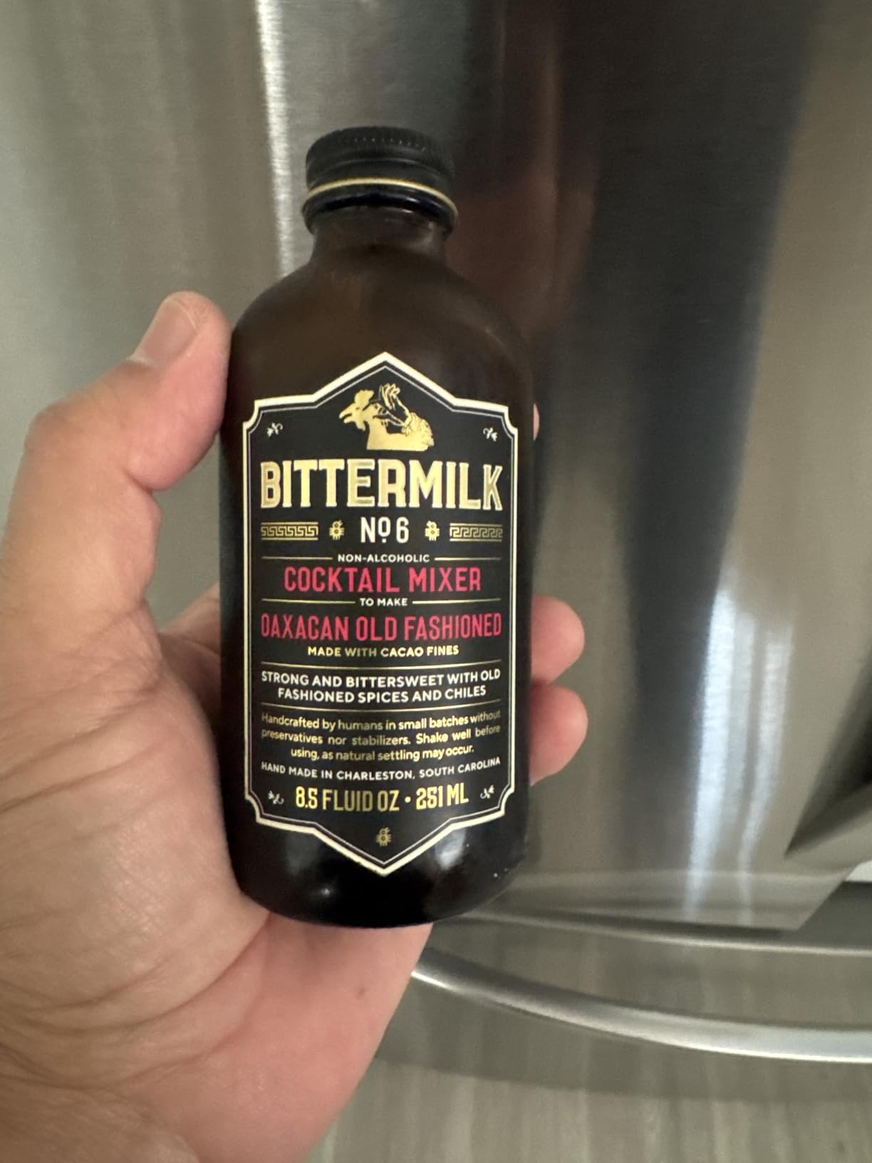 Bittermilk No.1 Bourbon Barrel Aged Old Fashioned Mix - All Natural Handcrafted Cocktail Mixer - Old Fashioned Syrup customer photo 2