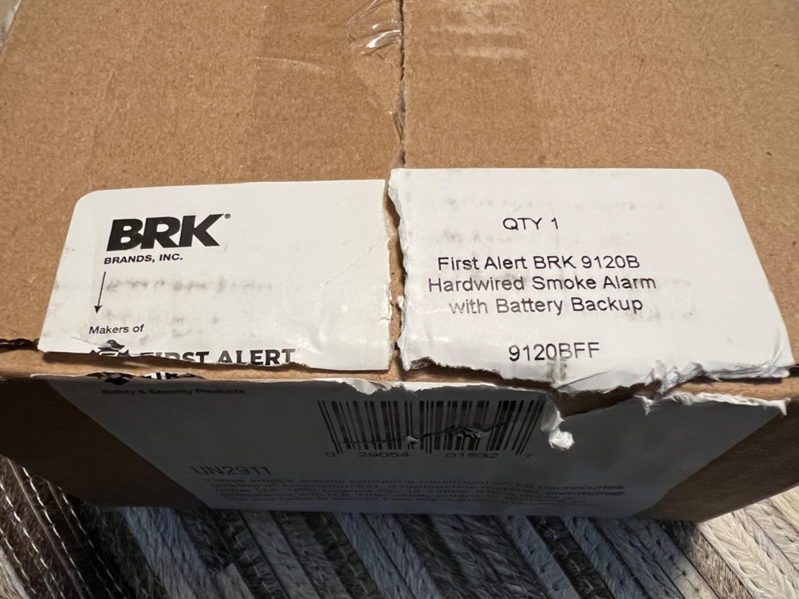 BRK First Alert 9120BFF/ SMI100-AC Smoke Detector, Hardwired Alarm with Battery Backup customer photo 2