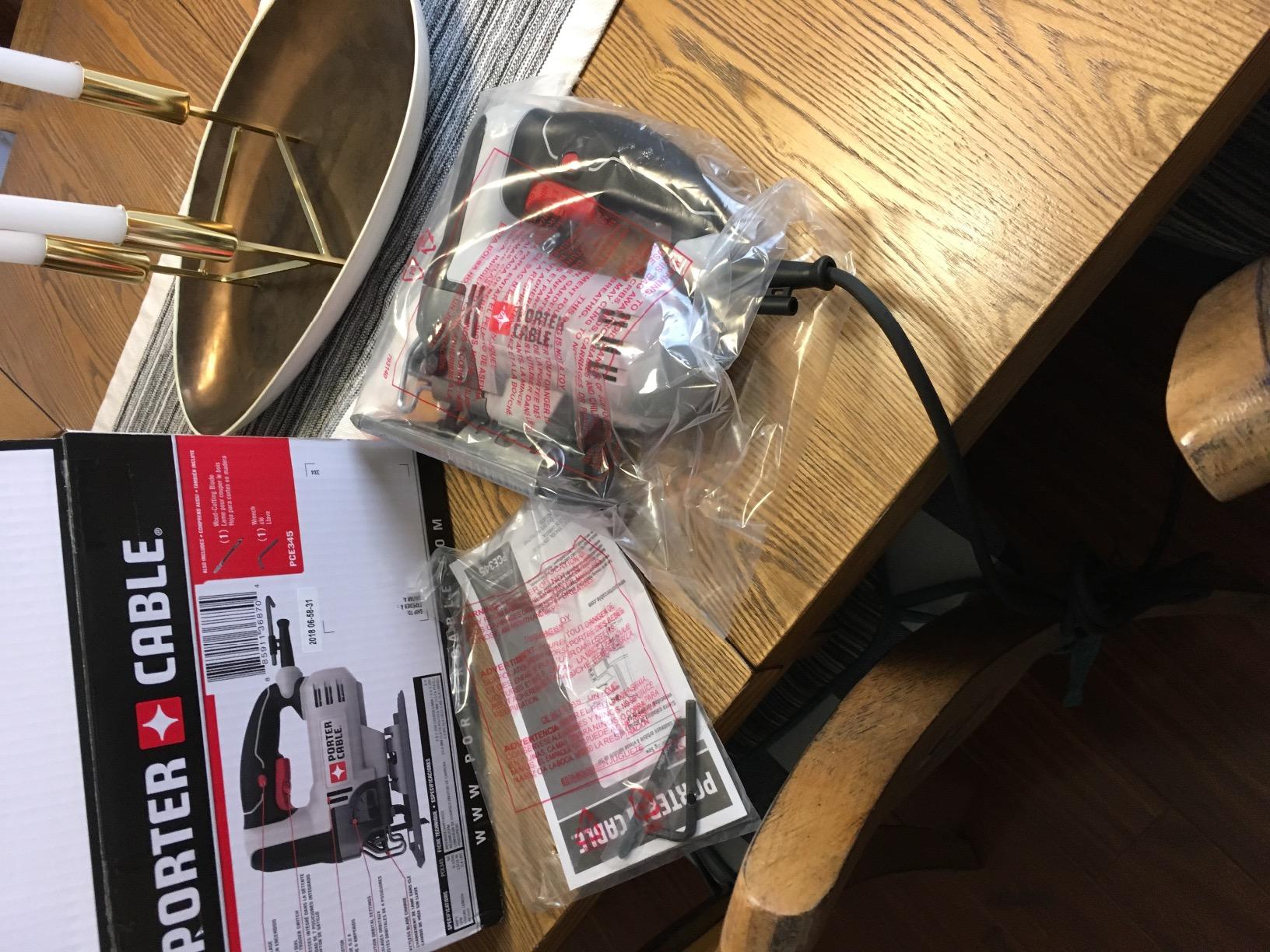 PORTER-CABLE Orbital Jig Saw, 6.0-Amp, Corded (PCE345) customer photo 2