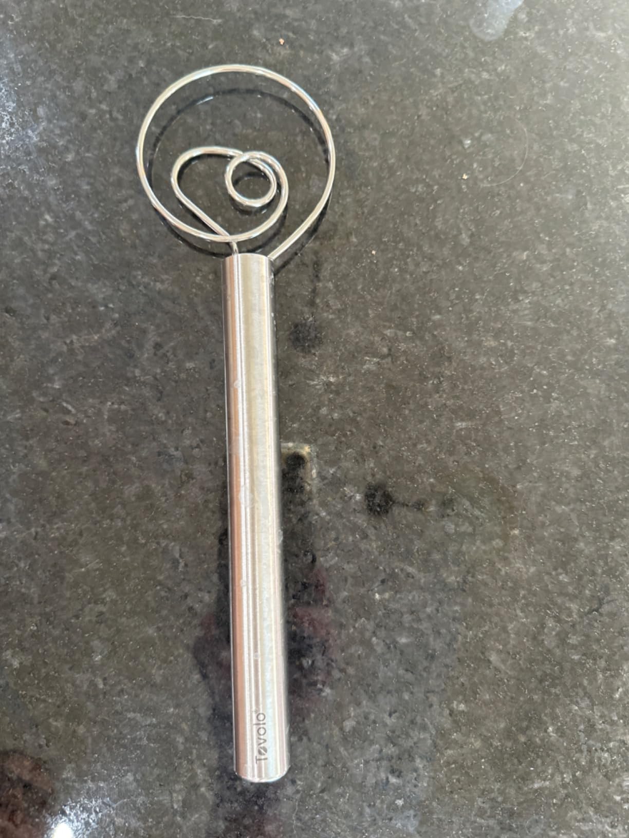 Tovolo Danish Dough Whisk Stainless Steel Dutch Bread Sourdough Whisker for Cooking Baking Mixing Whipping Whisking Kneading, Easy to Clean Dishwasher Safe Heavy Duty Seamless Metal Danish Whisk customer photo 2