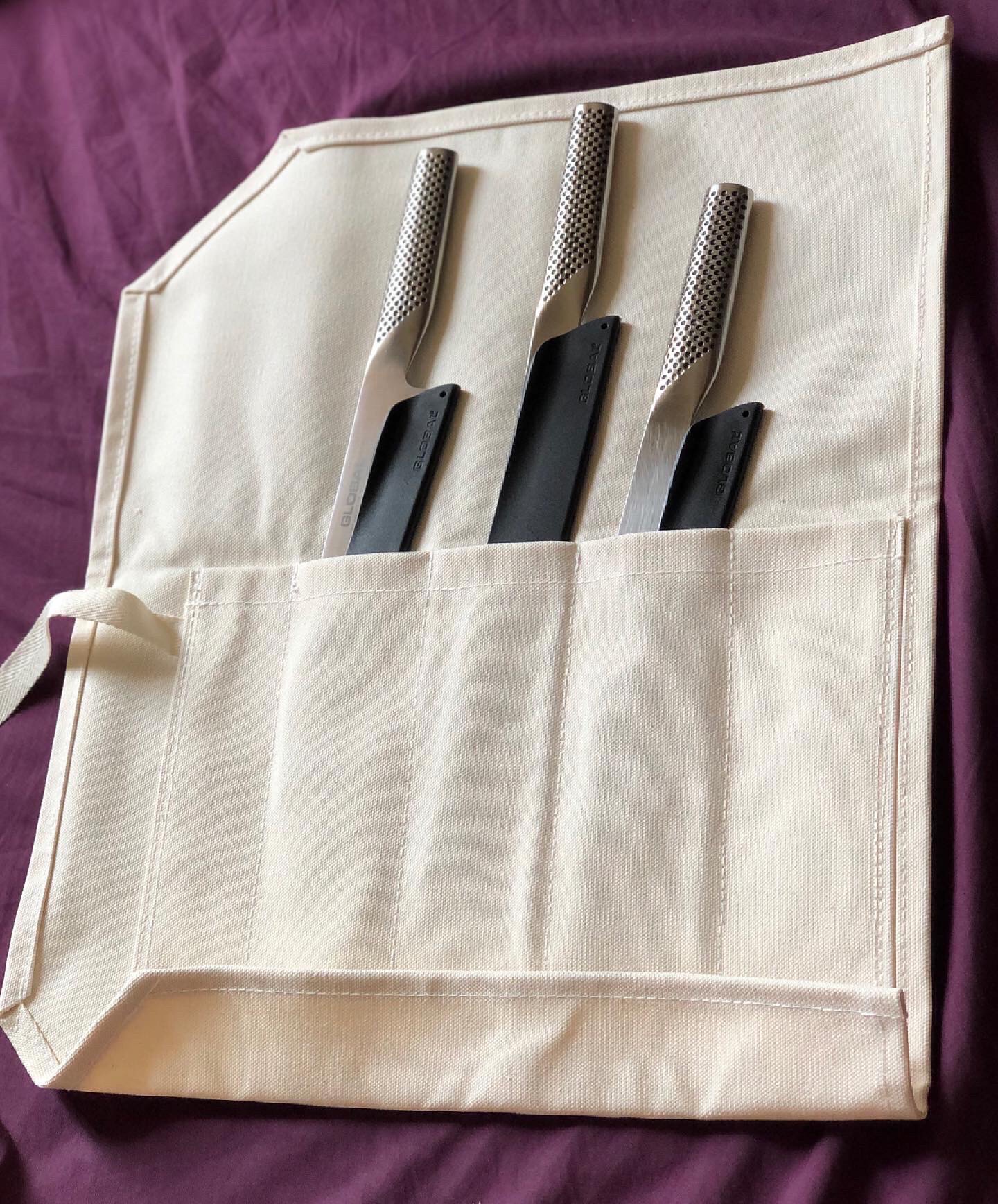 Japanese Tojiro Canvas Knife Pocket F-359 Carry Case For Chef's Knives customer photo 1
