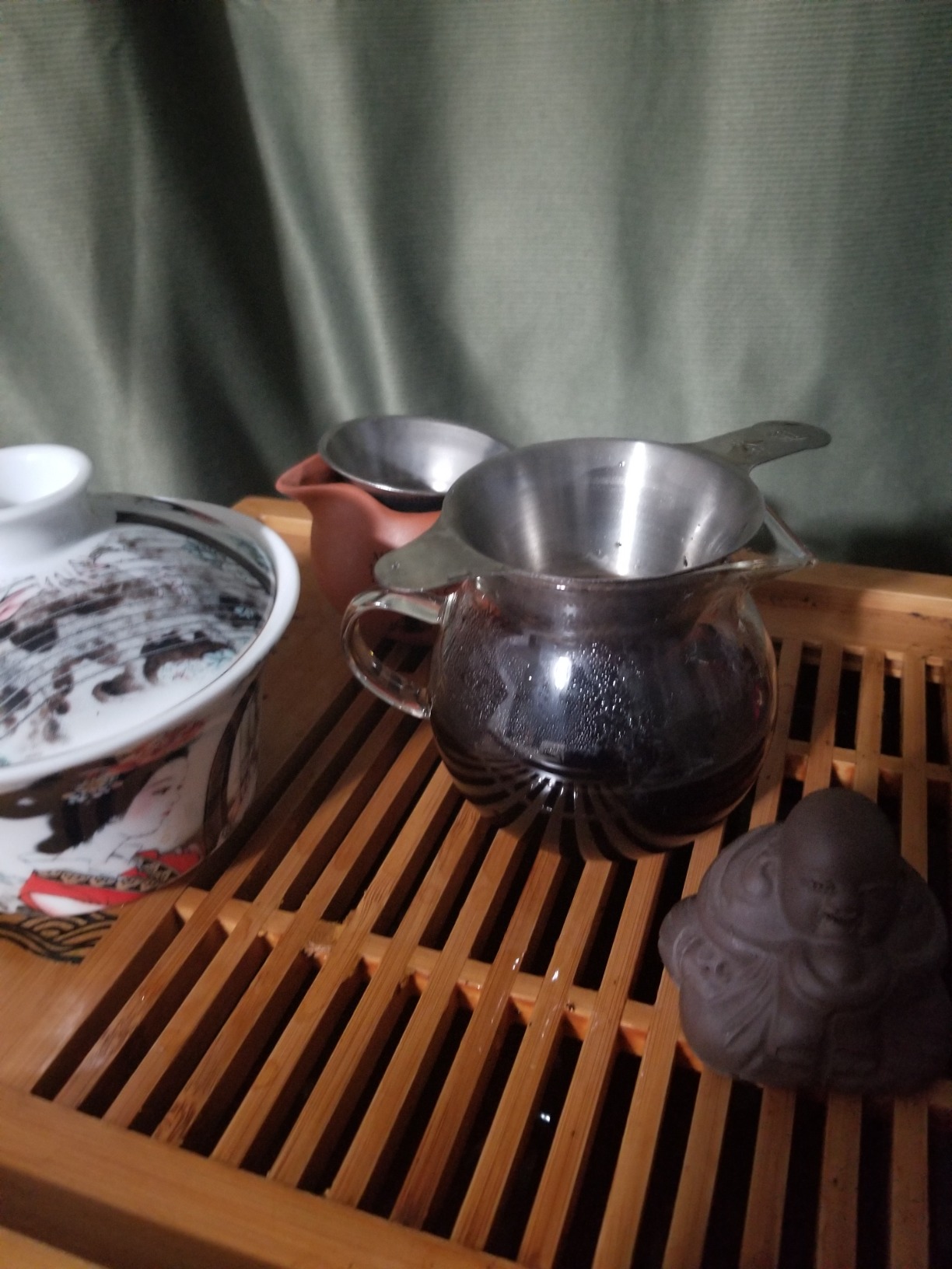 Glass Gong Dao Bei, Milk Pitcher/Cha Hai For Chinese Gong Kung Fu Tea Fairness Cup Sharing Pitcher G-D-B1(8.1 oz / 240 ml) customer photo 1