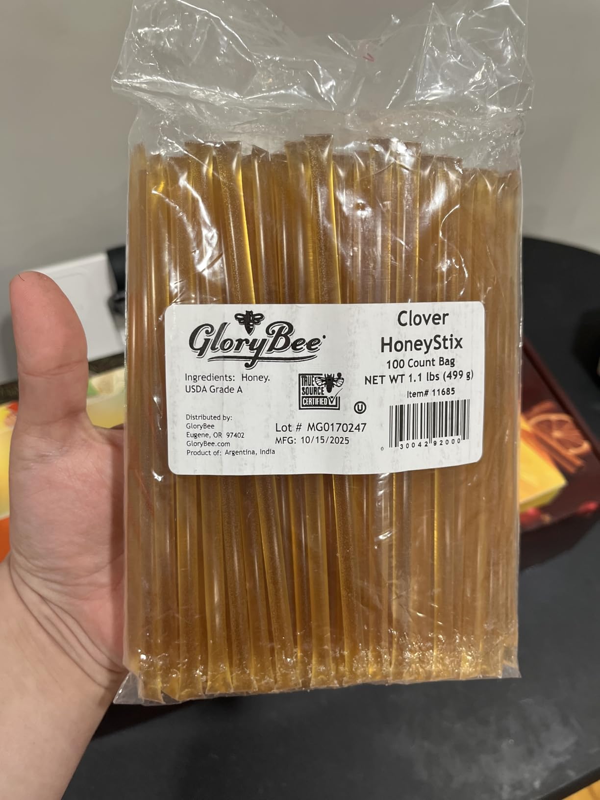 GloryBee 100 Piece Honey Stix Bag, Clover Blossom, 1.20 Pound customer photo 2