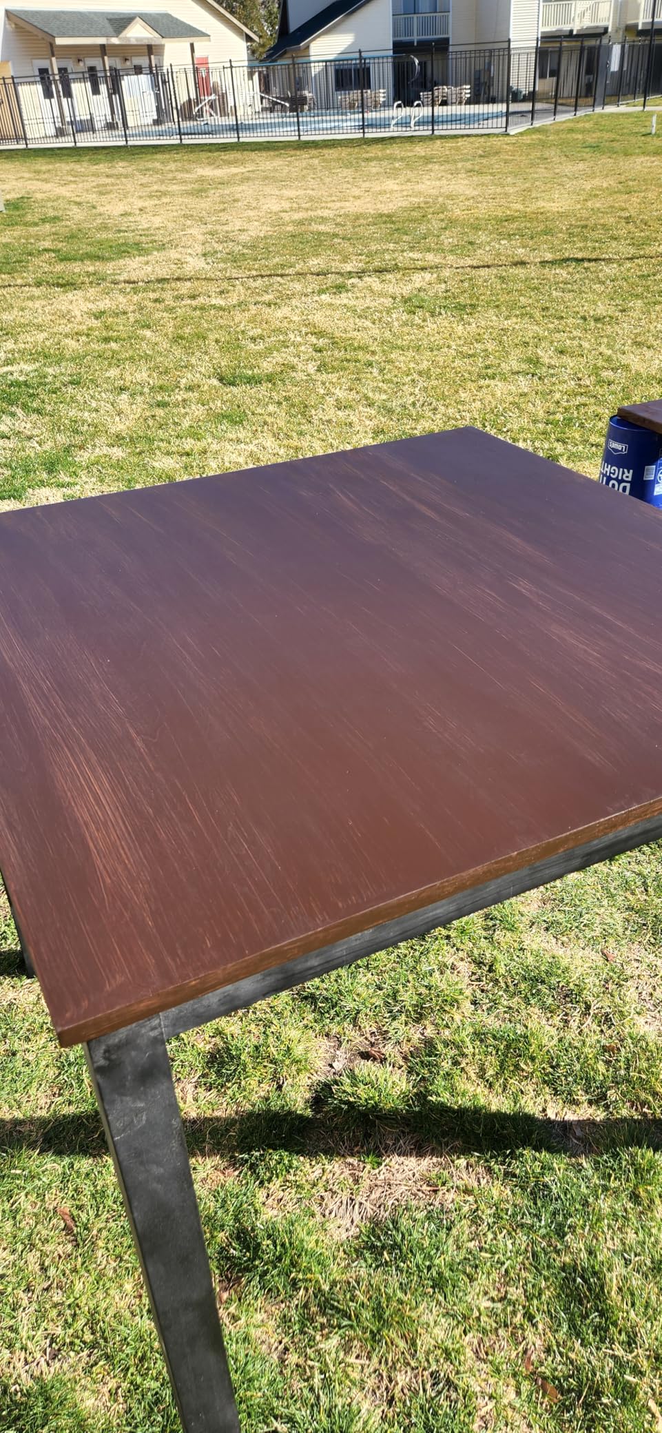 Varathane Premium Fast Dry Wood Stain | 1 Hour Dry Time | 1 Coat Color | Interior Wood Stain | Furniture, Cabinets, Doors, Trim | Quart | Weathered Gray customer photo 1