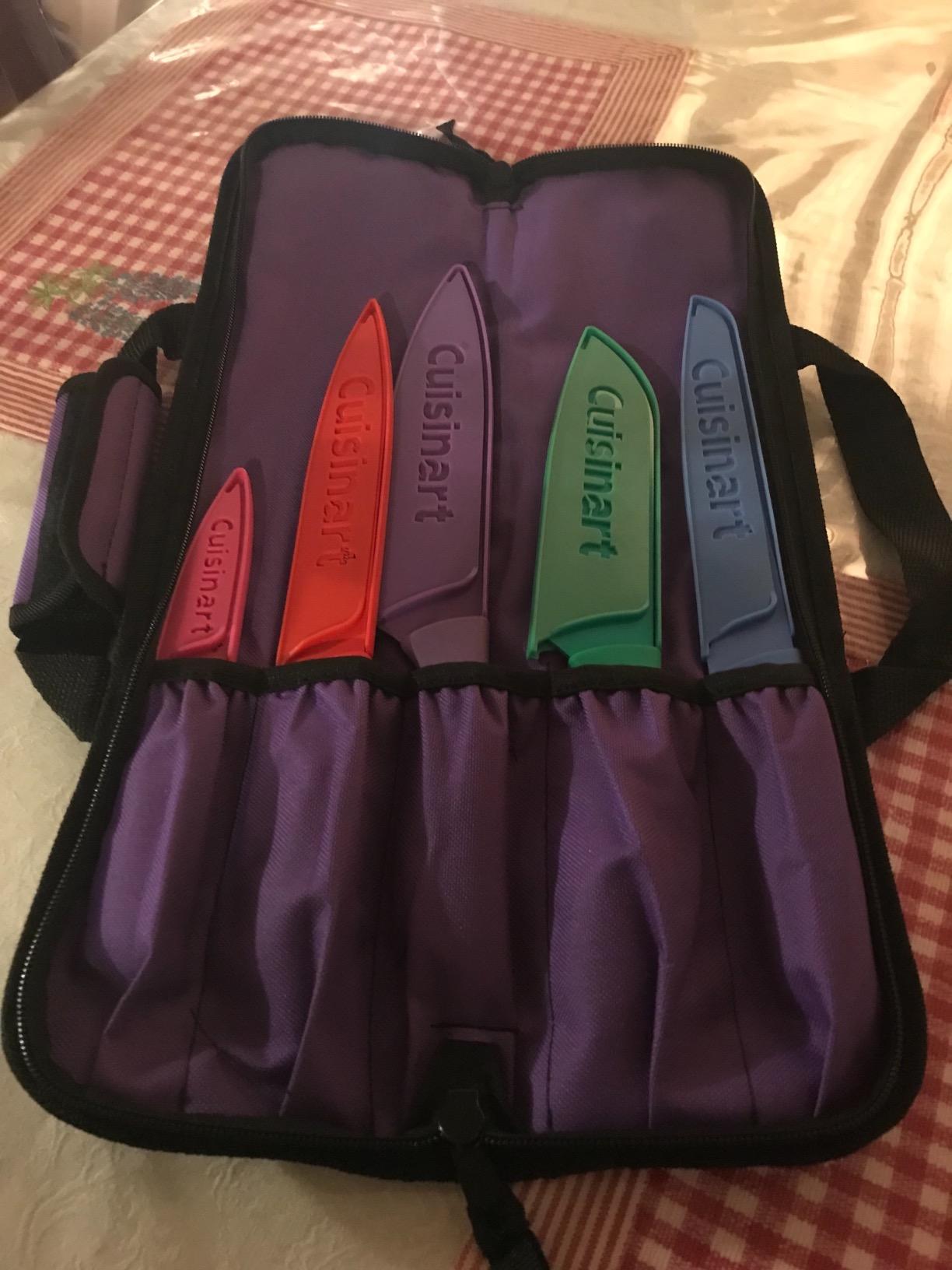 Ergo Chef 5 Pocket Chef Knife Case Roll Bag Bi-Fold (Black) Lightweight - Durable Nylon / Polyester Blend - Perfect for the Busy Traveling Chef customer photo 2