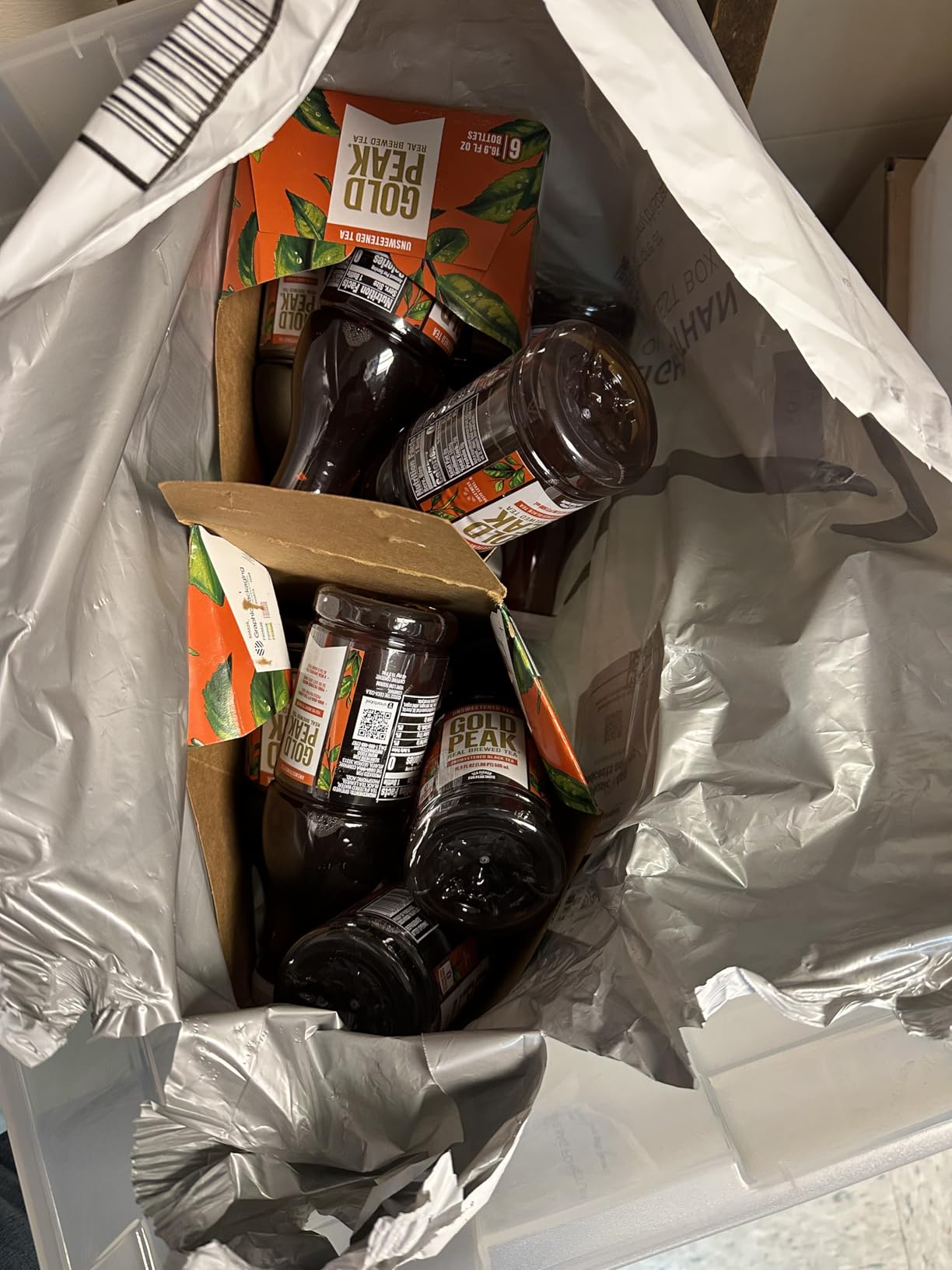 Gold Peak Tea, Unsweet Tea, 16.9 fl oz, 6 Pack customer photo 1