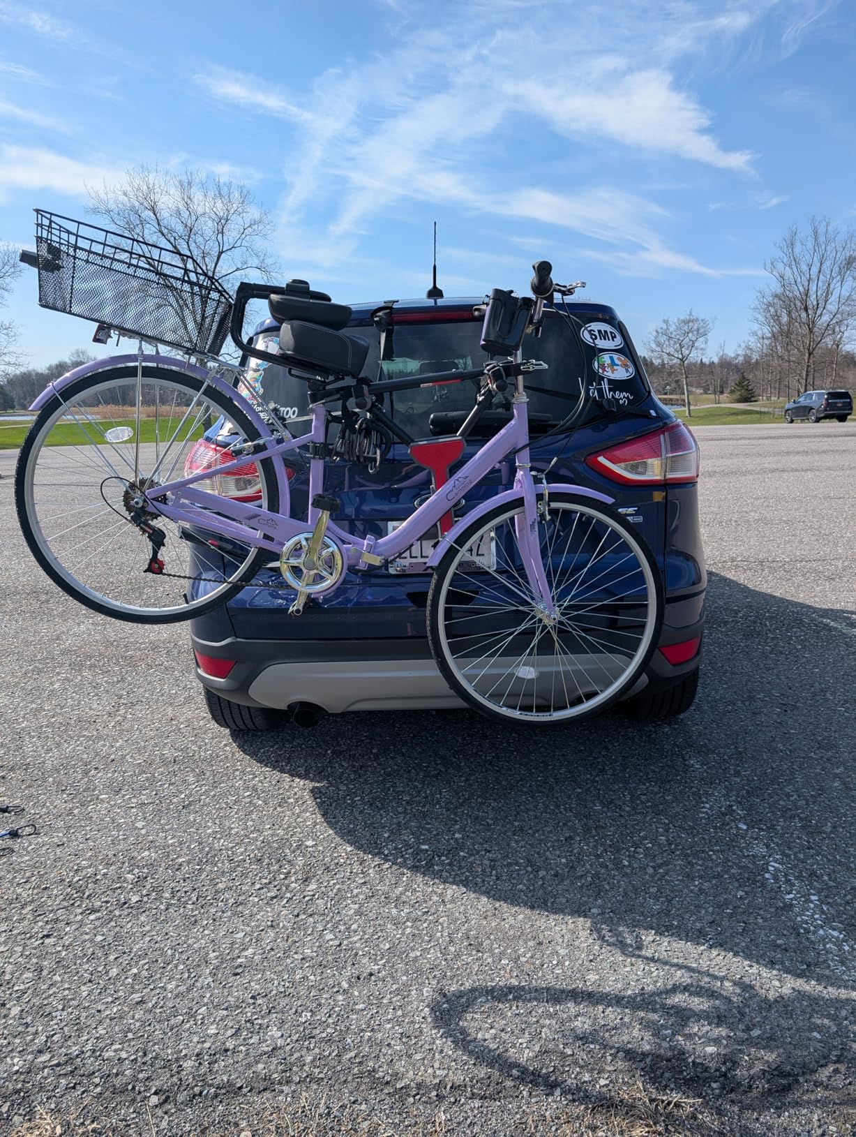 Allen Sports Ultra Compact Folding 2-Bike Trunk Mount Rack, Model MT2-B customer photo 1