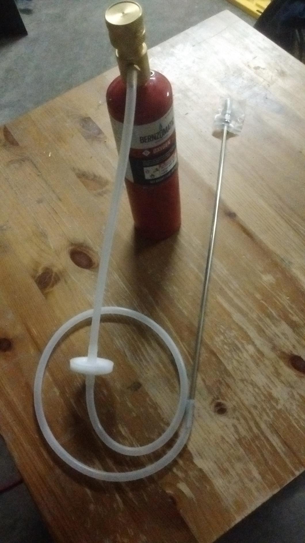 NY Brew Supply O2-REG14-OIS-WAND Oxygenation Kit with Stainless Wand customer photo 1