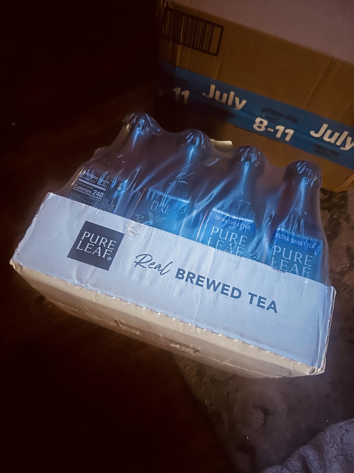 Pure Leaf Iced Tea, Extra Sweet, Real Brewed Tea, 18.5 Fl Oz Bottles (Pack Of 12) customer photo 2