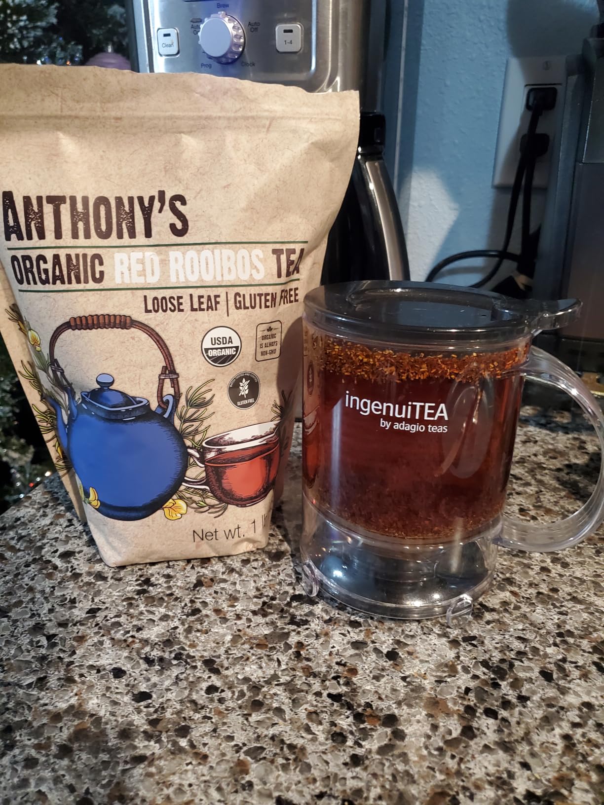 Anthony's Organic Red Rooibos Loose Leaf Tea, 1 lb, Gluten Free, Non GMO, Non Irradiated, Keto Friendly customer photo 1