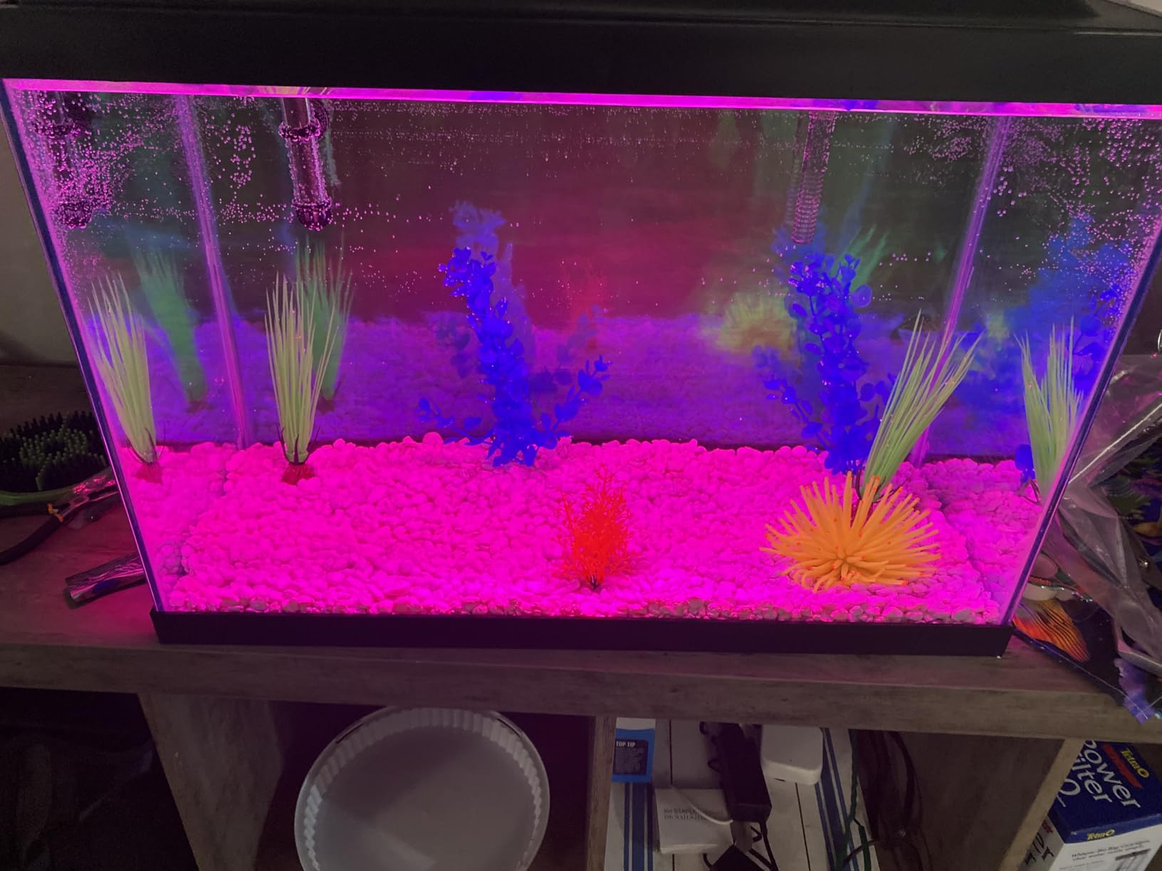 Tetra ColorFusion Aquarium 20 Gallon Fish Tank Kit, Includes LED Lighting and Decor customer photo 1