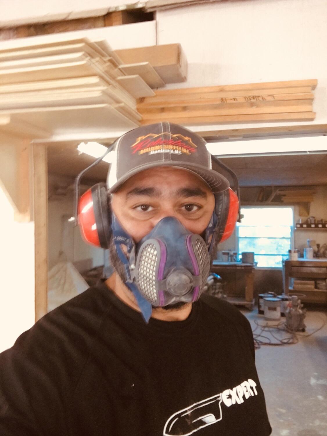 GVS SPR457 Elipse P100 Dust Half Mask Respirator with replaceable and reusable filters included, blue, m/l size customer photo 2