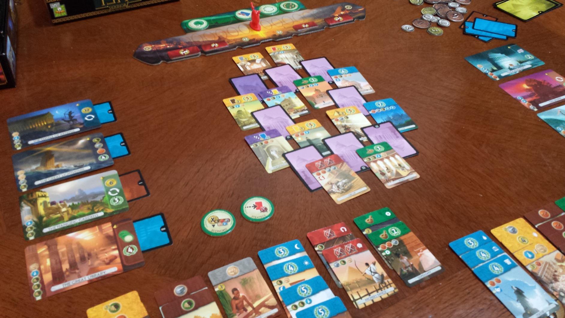 Asmodee 7 Wonders Duel Board Game BASE GAME - Intense Two-Player Battles in the Ancient World, Strategy Game for Kids and Adults, Ages 10+, 2 Players, 30 Minute Playtime customer photo 2