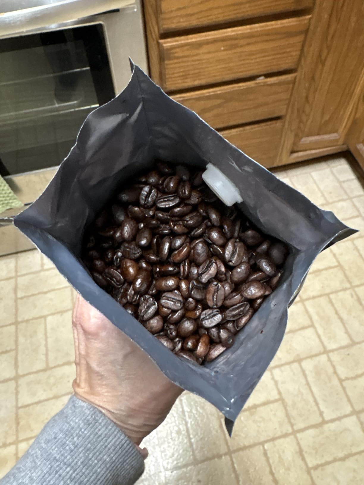 Kicking Horse Coffee, Decaf, Swiss Water Process, Dark Roast, Whole Bean, 10 Oz - Certified Organic, Fairtrade, Kosher Coffee customer photo 1