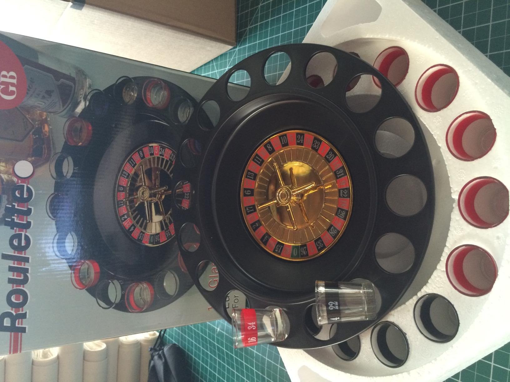 Drinking Game Glass Roulette - Drinking Game Set (2 Balls and 16 Glasses) Casino Style Drinking Game customer photo 1
