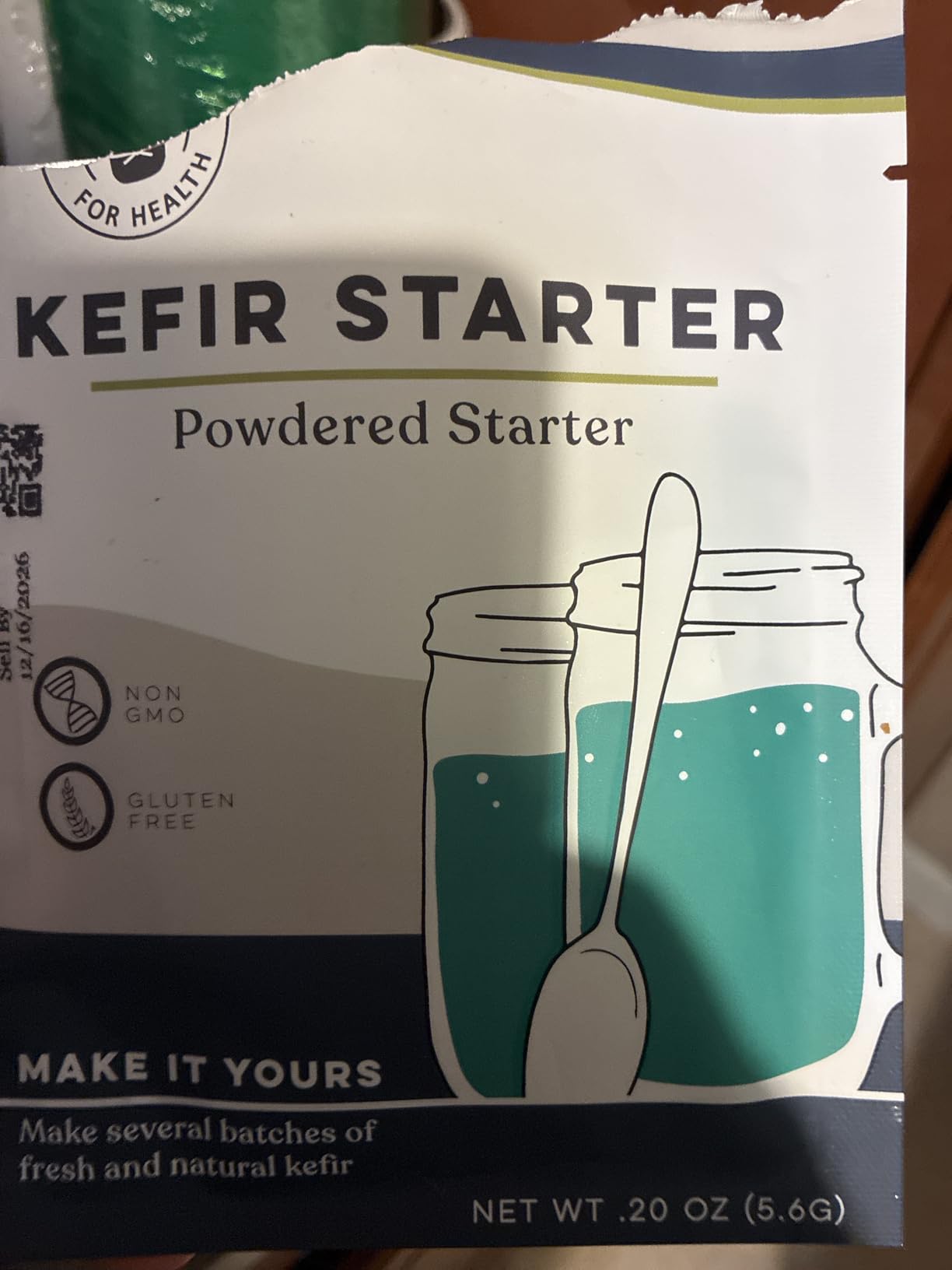 Cultures for Health Kefir Starter Culture | 4 Packets Freeze Dried Starter Powder | Make Kefir with Milk, Water, or Juice customer photo 1