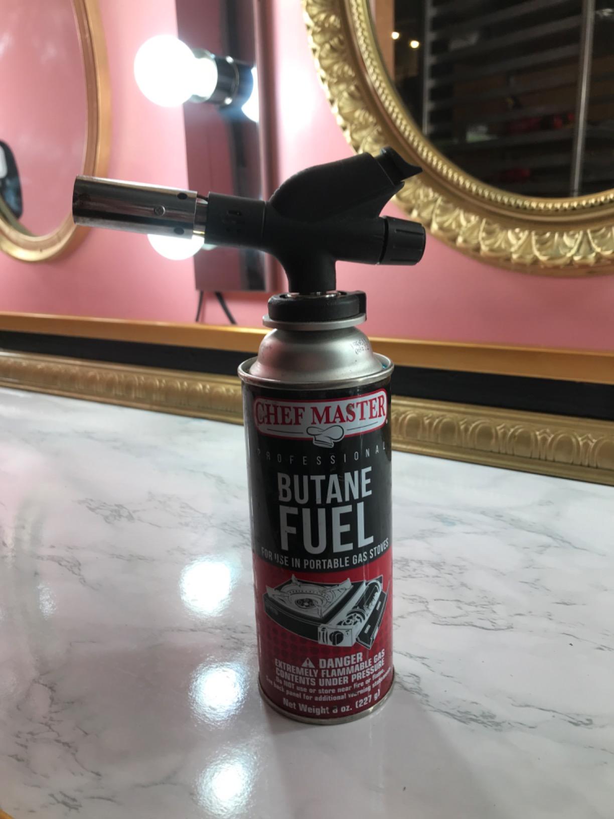 Chef's Torch, Kitchen Torch, Cooking Torch, Refillable Butane Torch Lighter w/ Adjustable Flame for Searing Steaks, Creme Brulee, Desserts, BBQ, Baking, Craft by Chef Master 90014(Butane Not Included) customer photo 2
