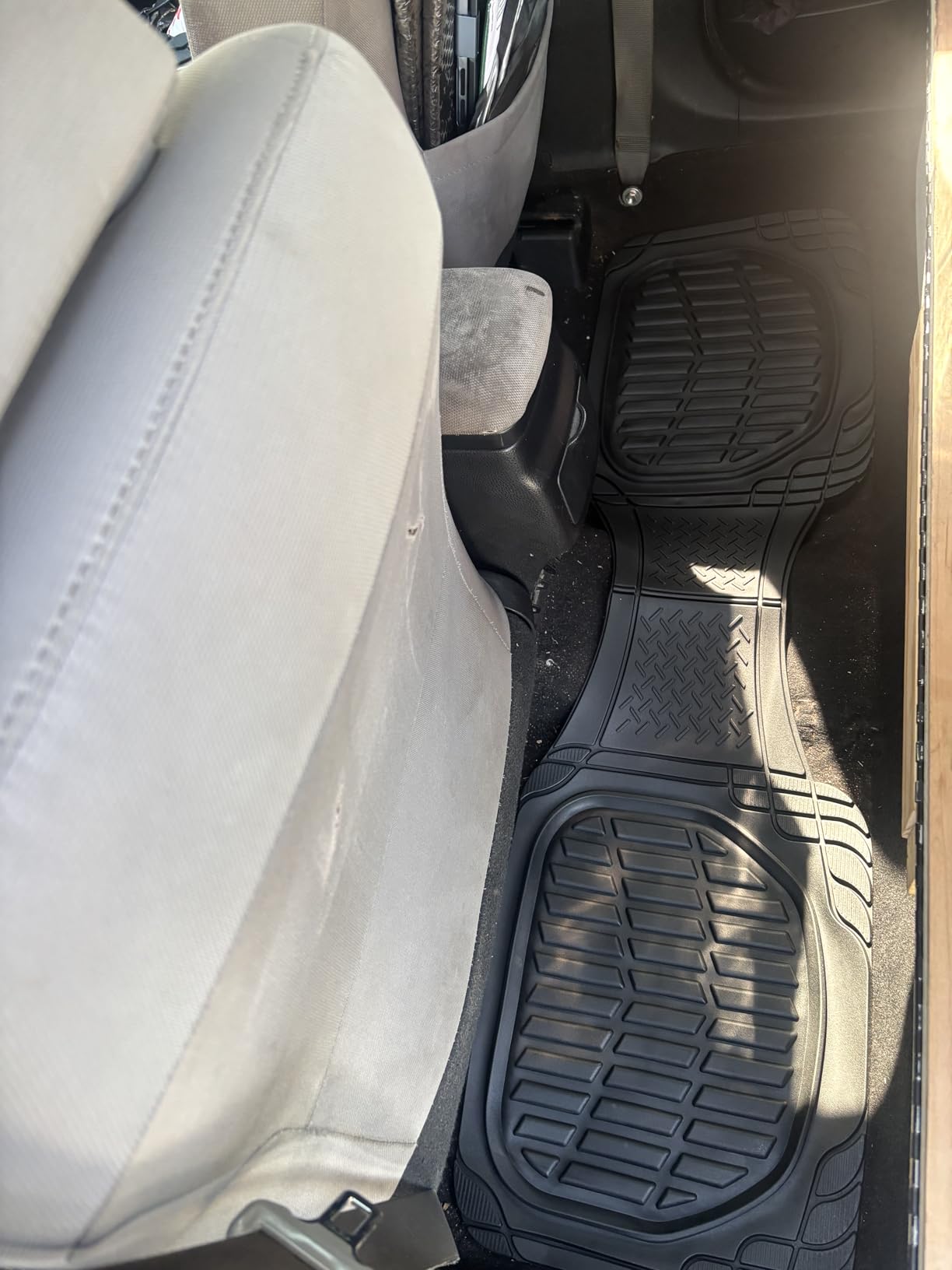 Motor Trend FlexTough Floor Mats for Cars, Black Deep Dish All-Weather Car Mats, Waterproof Trim-to Fit Automotive Floor Mats for Cars Trucks SUV, Universal Floor Liner Car Accessories customer photo 1