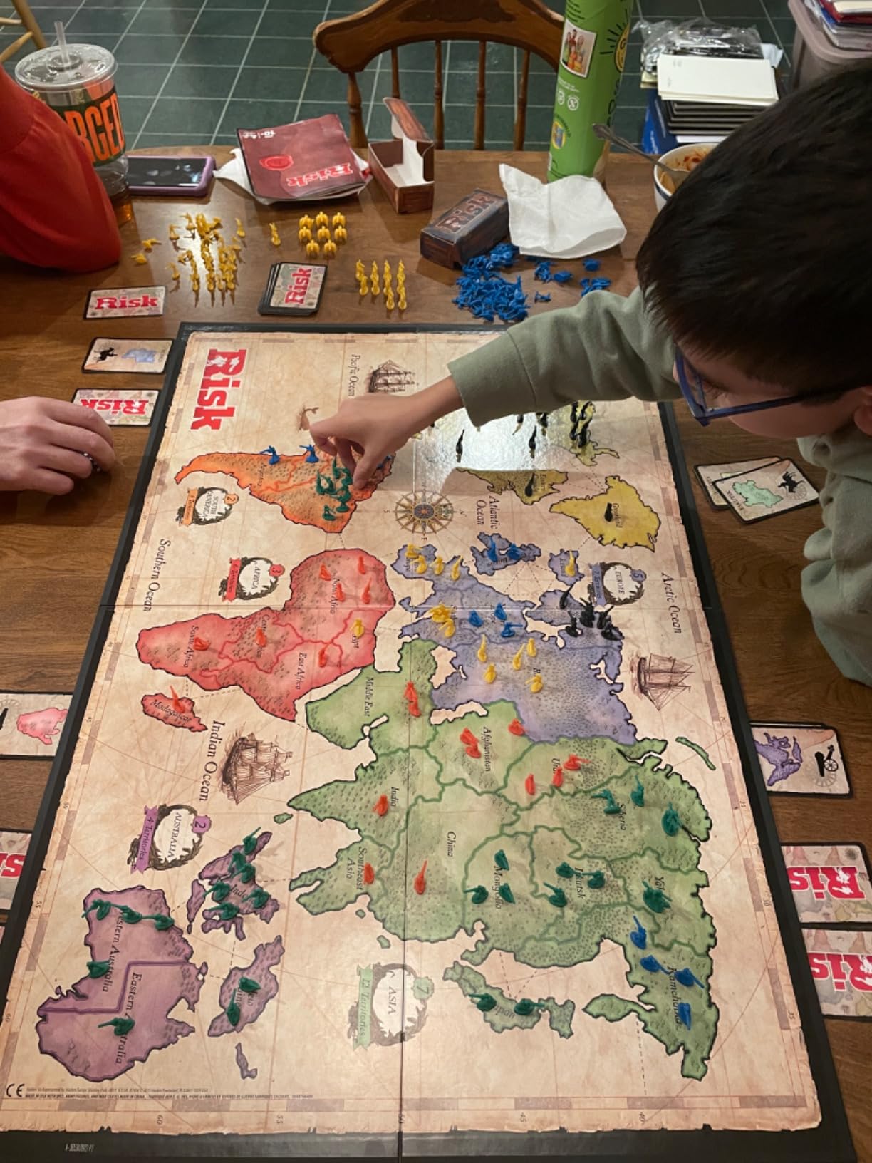 Risk Board Game, Strategy Games for 2-5 Players, Strategy Board Games for Teens, Adults, and Family, War Games, Ages 10 and Up customer photo 2