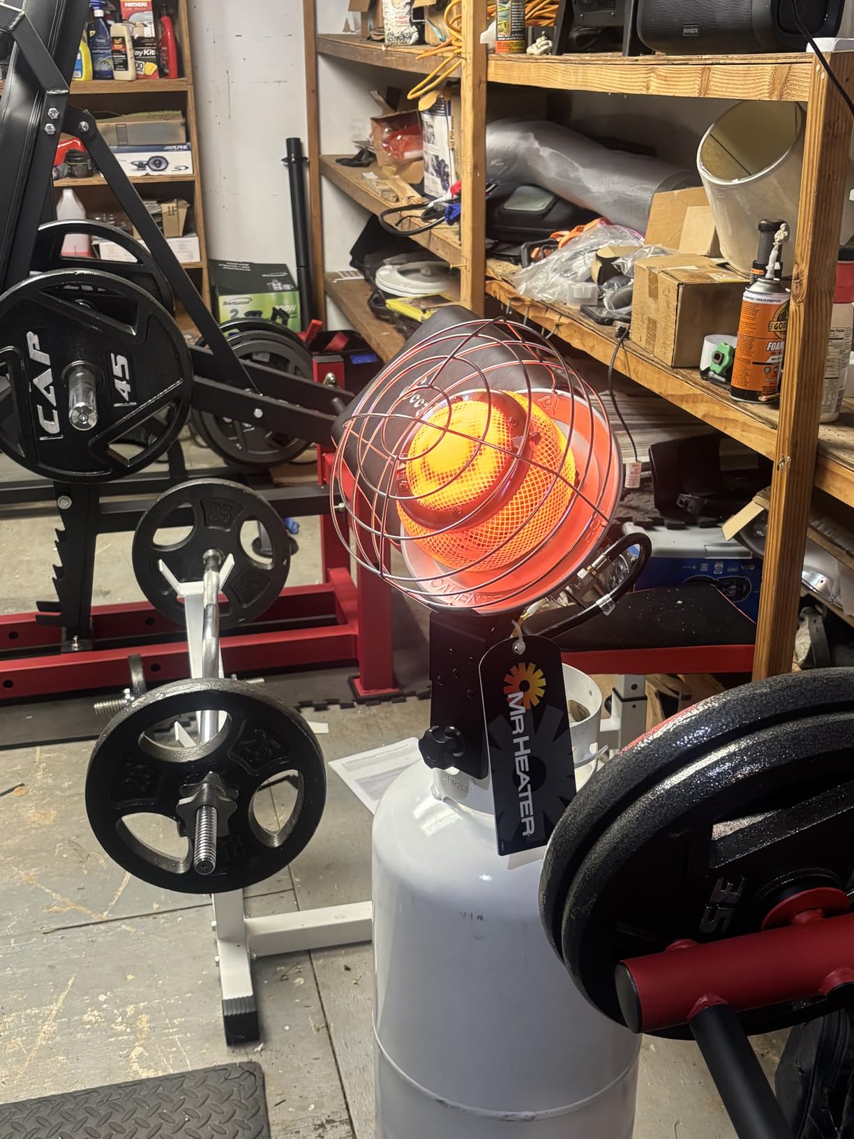 Original 540-Degree 45,000 BTU Tank Top Radiant Propane Heater customer photo 2