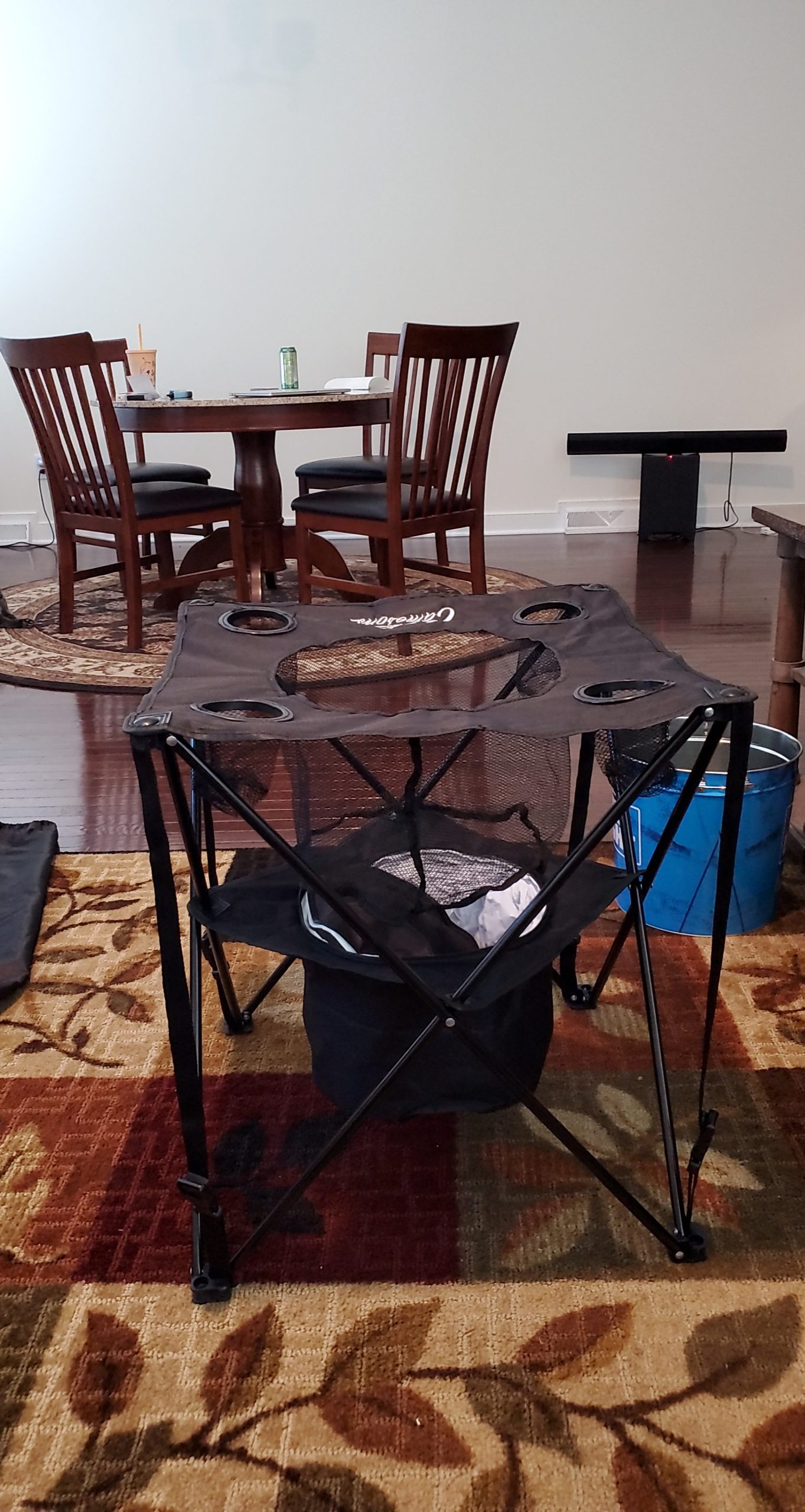 Camerons All-in-One Tailgating Table - Portable Folding Camping Table with Insulated Cooler, Food Basket, Cup Holders & Travel Bag - Collapsible Picnic Table for Outdoor BBQs, Beach & Camp Trips customer photo 1