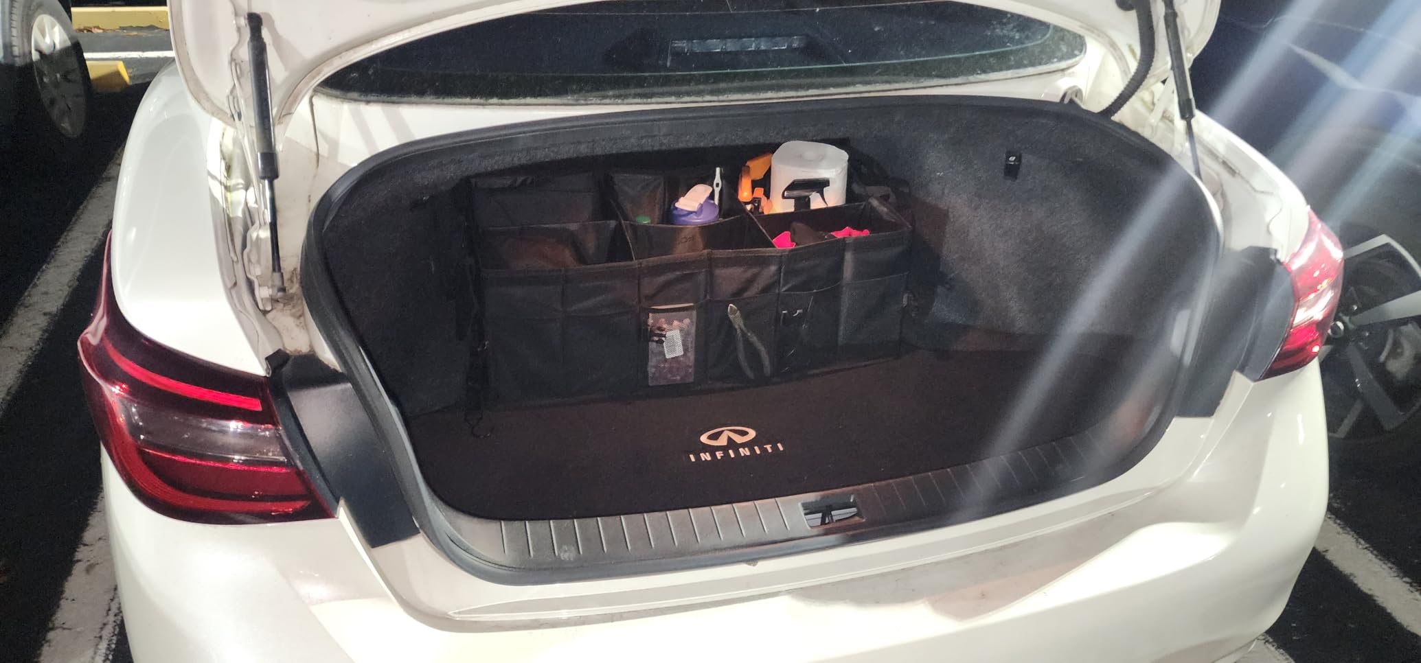 FORTEM Trunk Organizer For SUV Car Trunk Organizer, Foldable Storage, Car Accessories for Women Men, Collapsible Bag, Perfect Christmas Gifts, 600D Oxford, Non Slip Bottom, Straps, Soft Cover (50L) customer photo 2