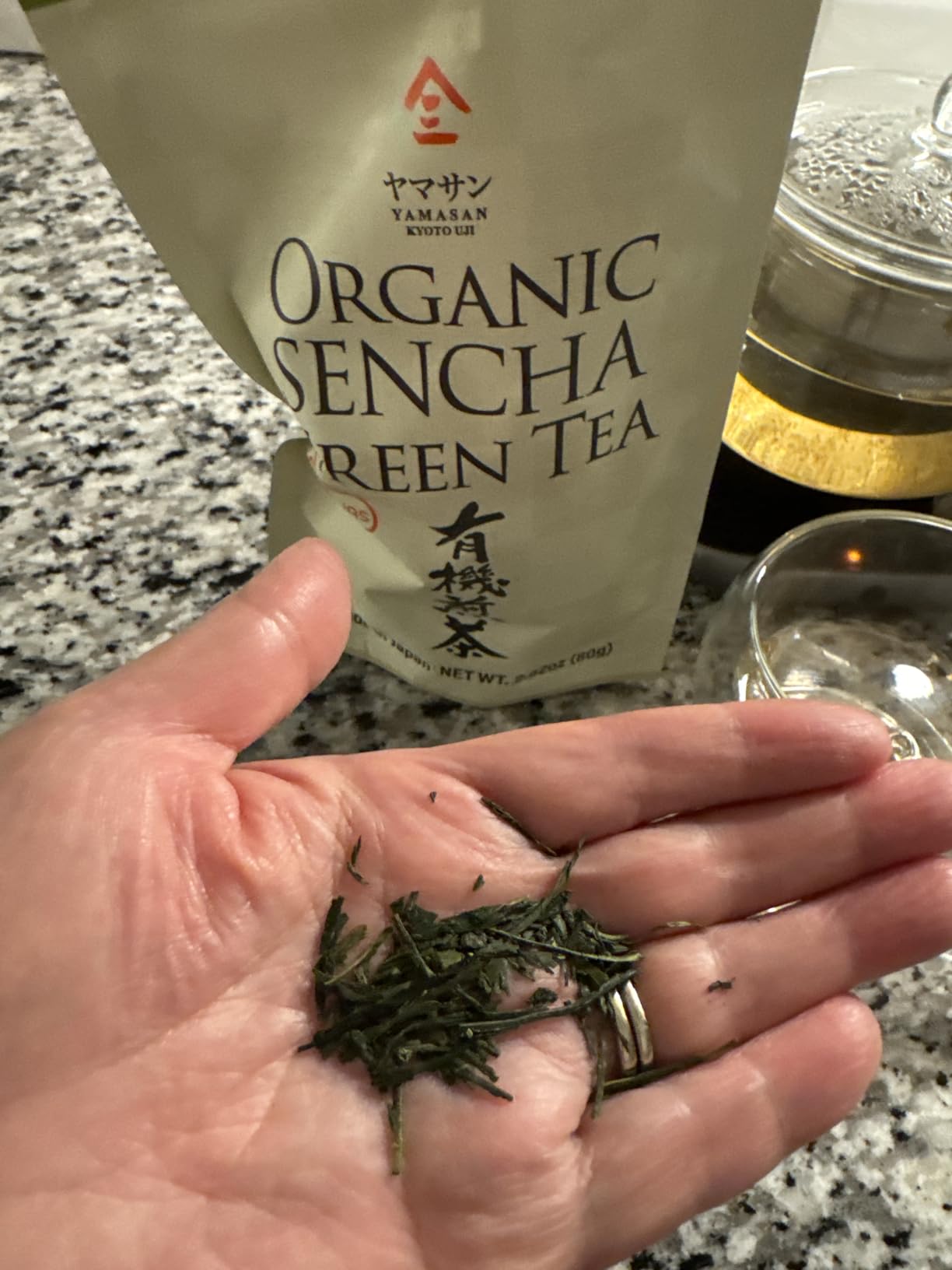 Chaganju Sencha Green Tea Loose Leaf, JAS Certified Organic Japanese Tea from Uji, Kyoto, 80g Bag customer photo 2